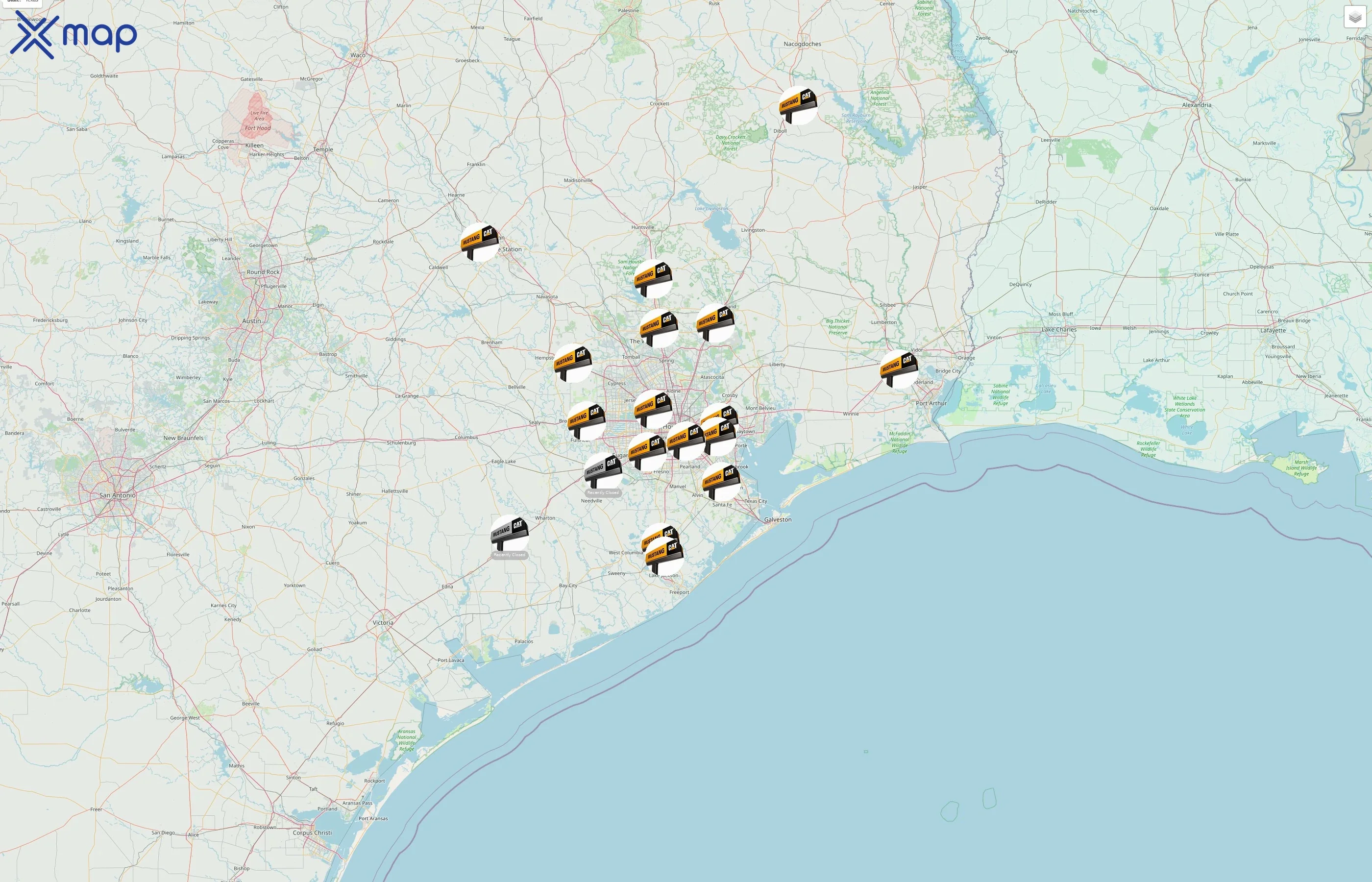 Mustang Cat street hotspots