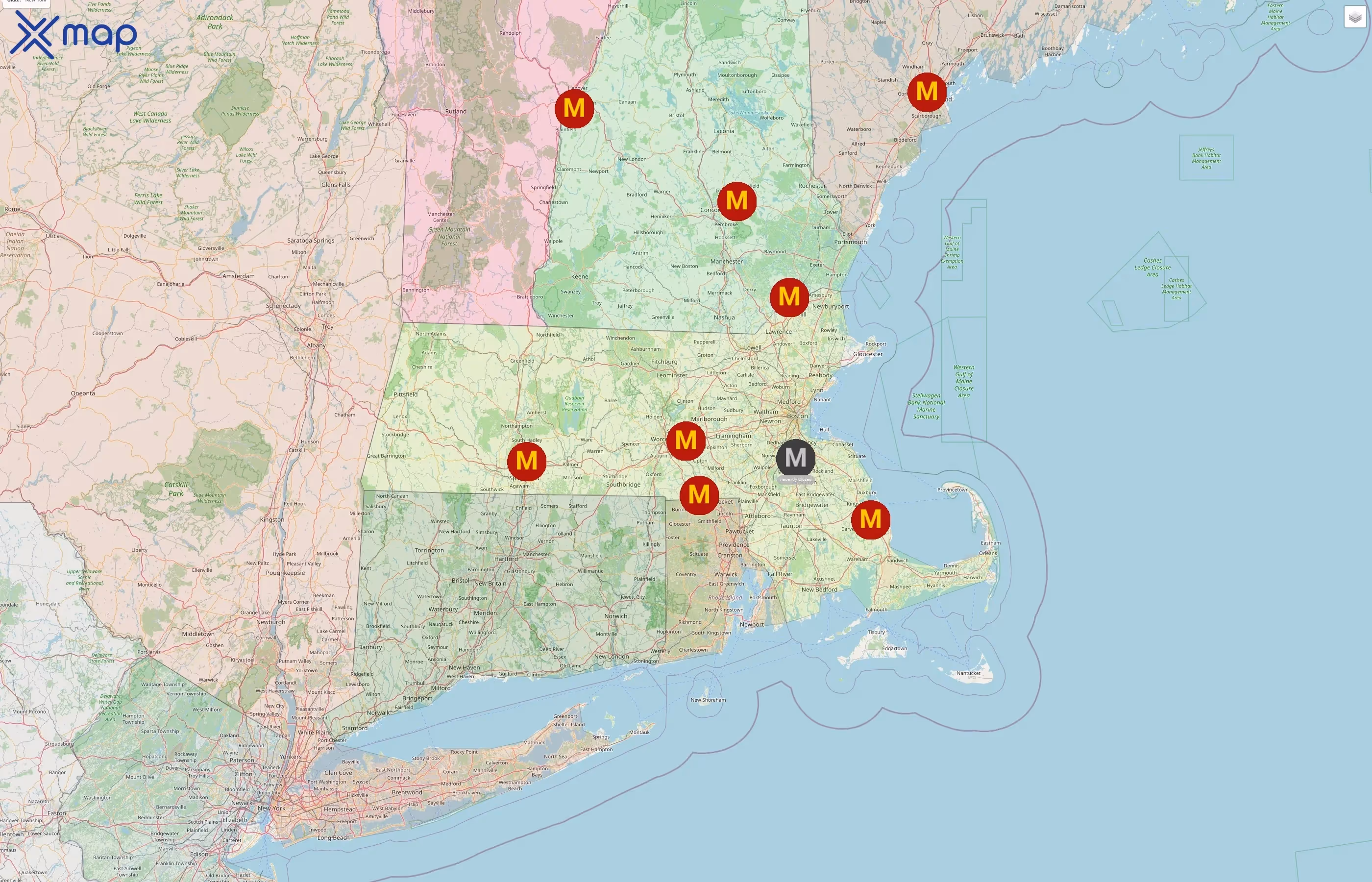 Milton Rents street hotspots