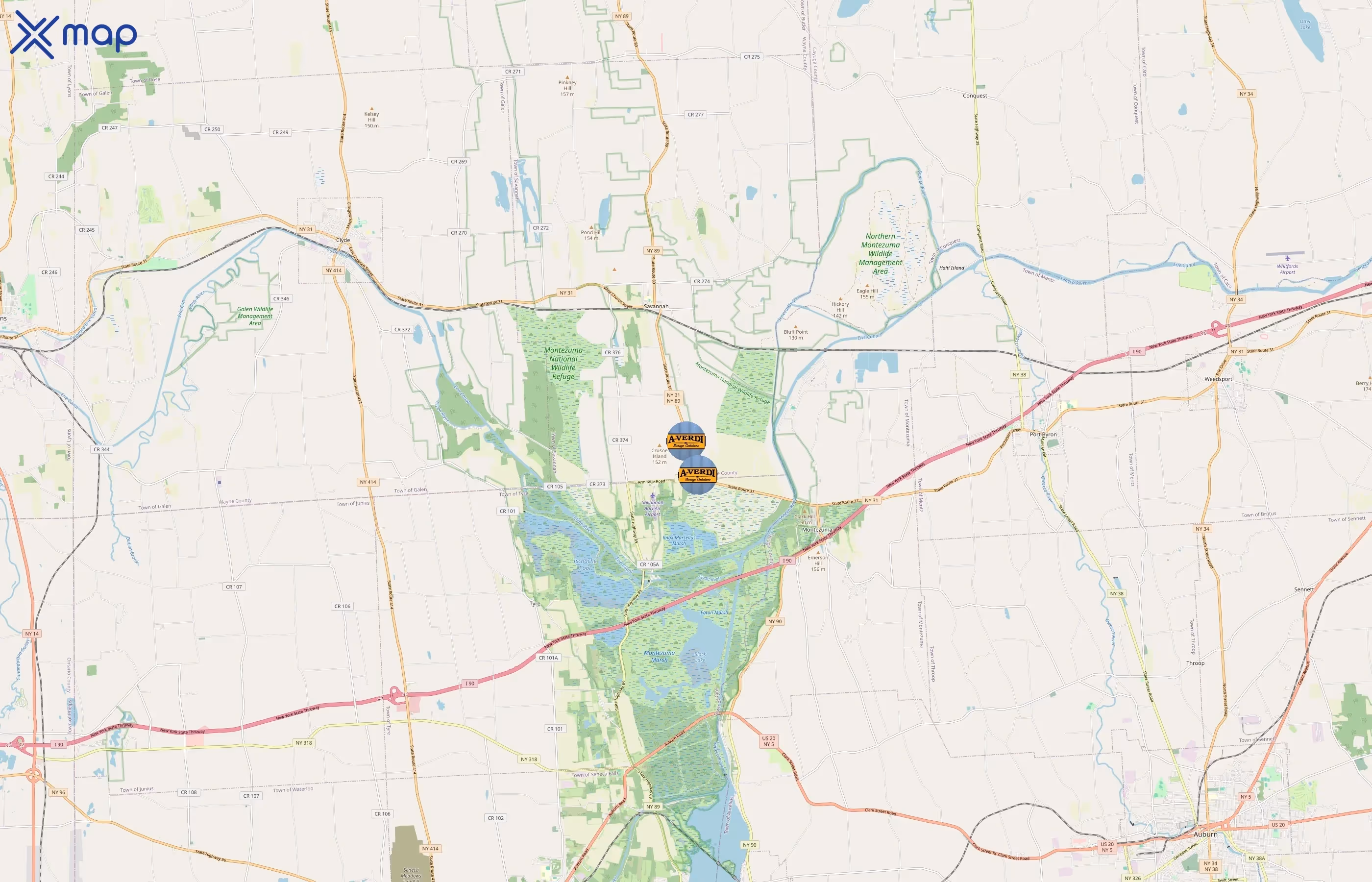 A-Verdi area coverage