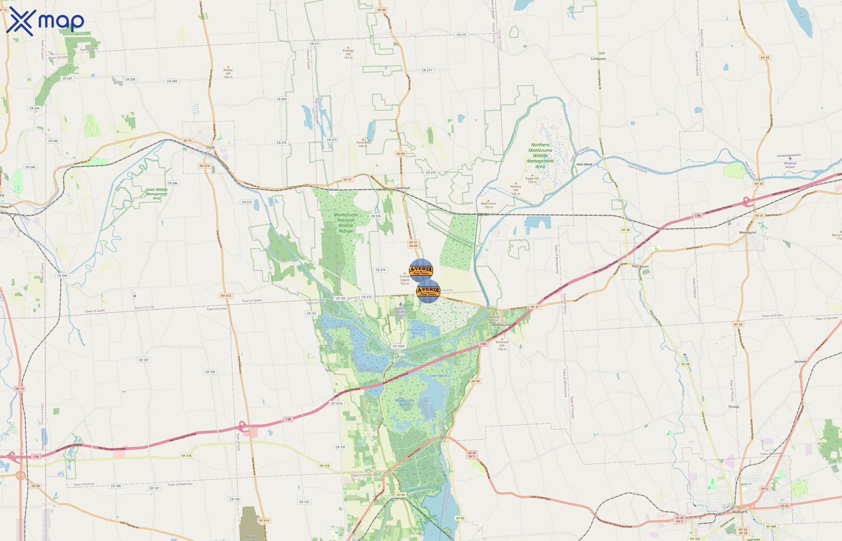 A-Verdi area coverage