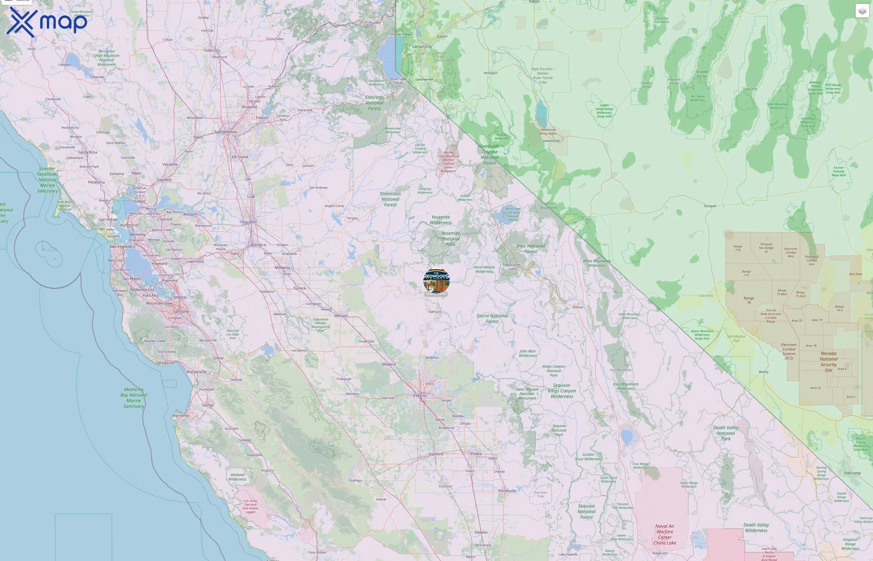 The Redwoods In Yosemite street hotspots