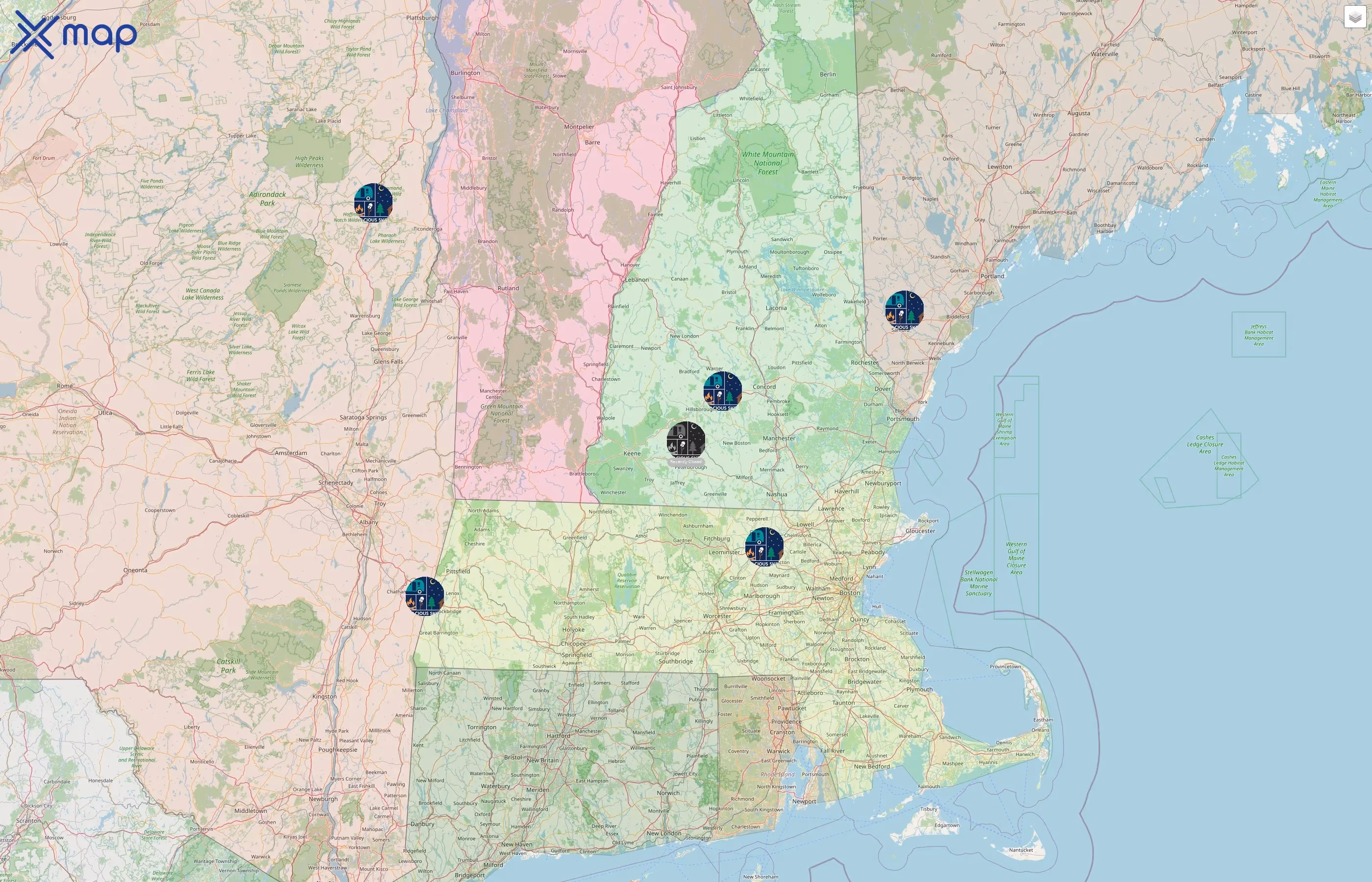 Spacious Skies Campgrounds street hotspots