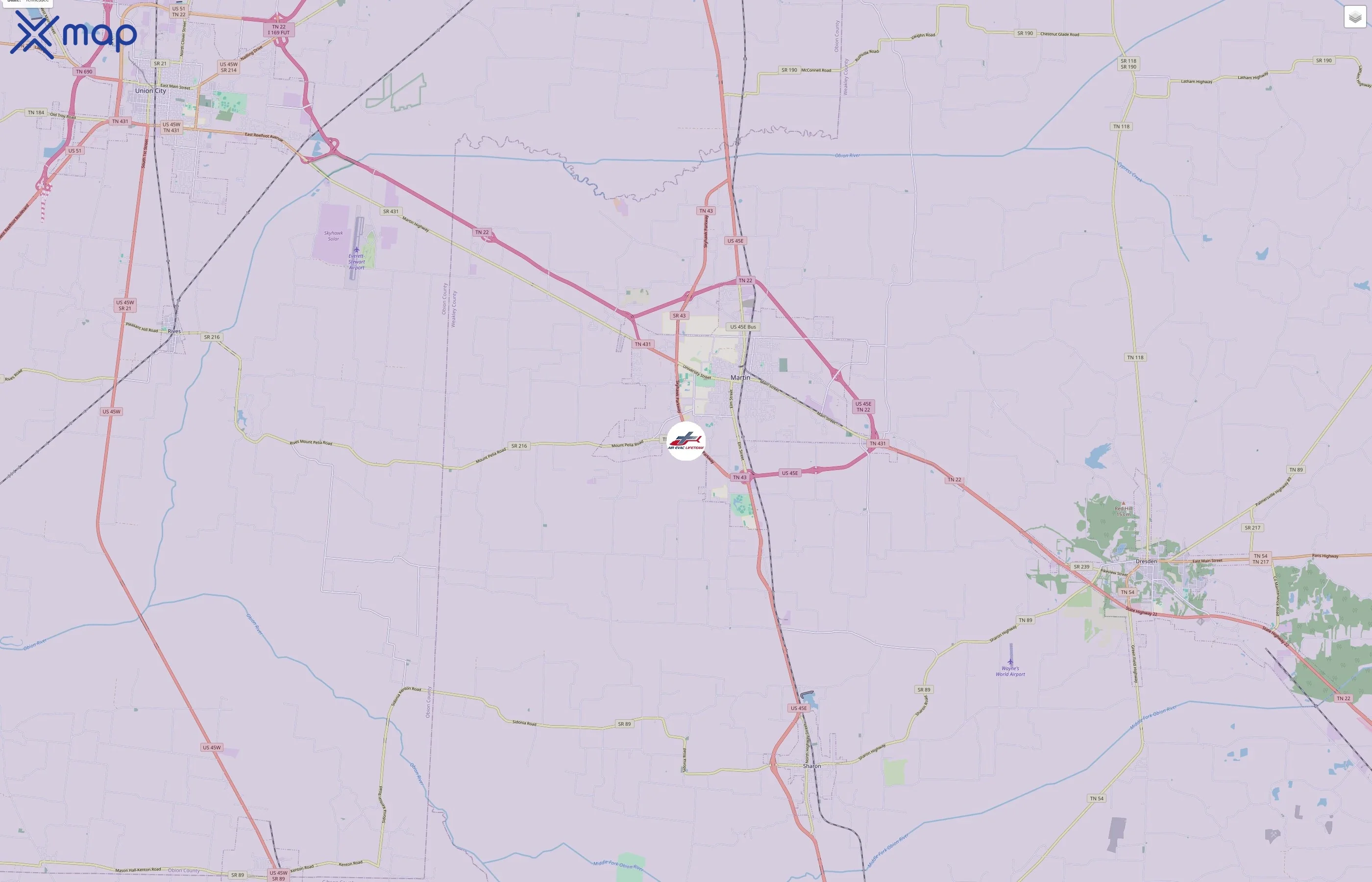 Air Evac Lifeteam traffic data