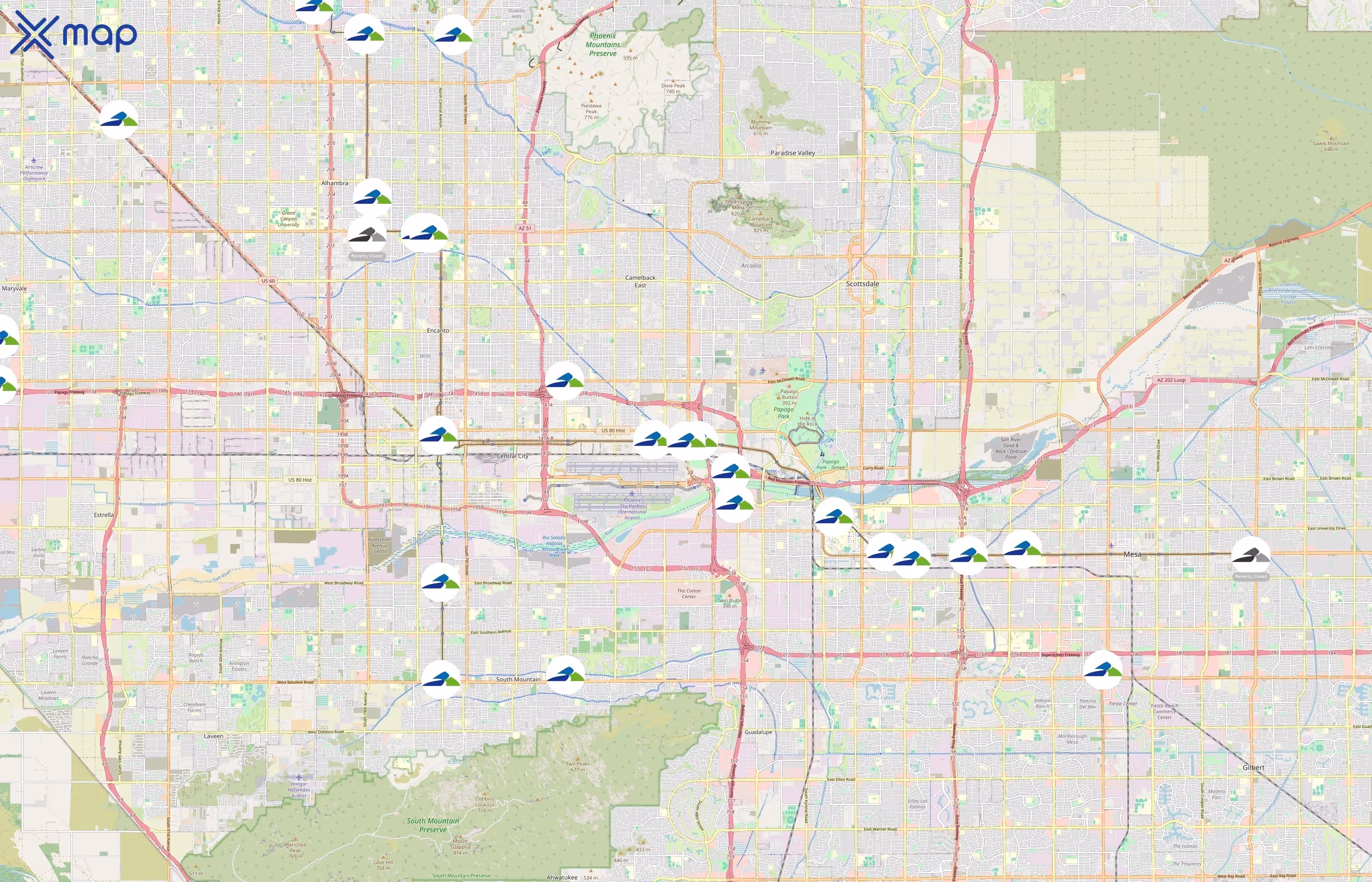 Valley Metro area coverage