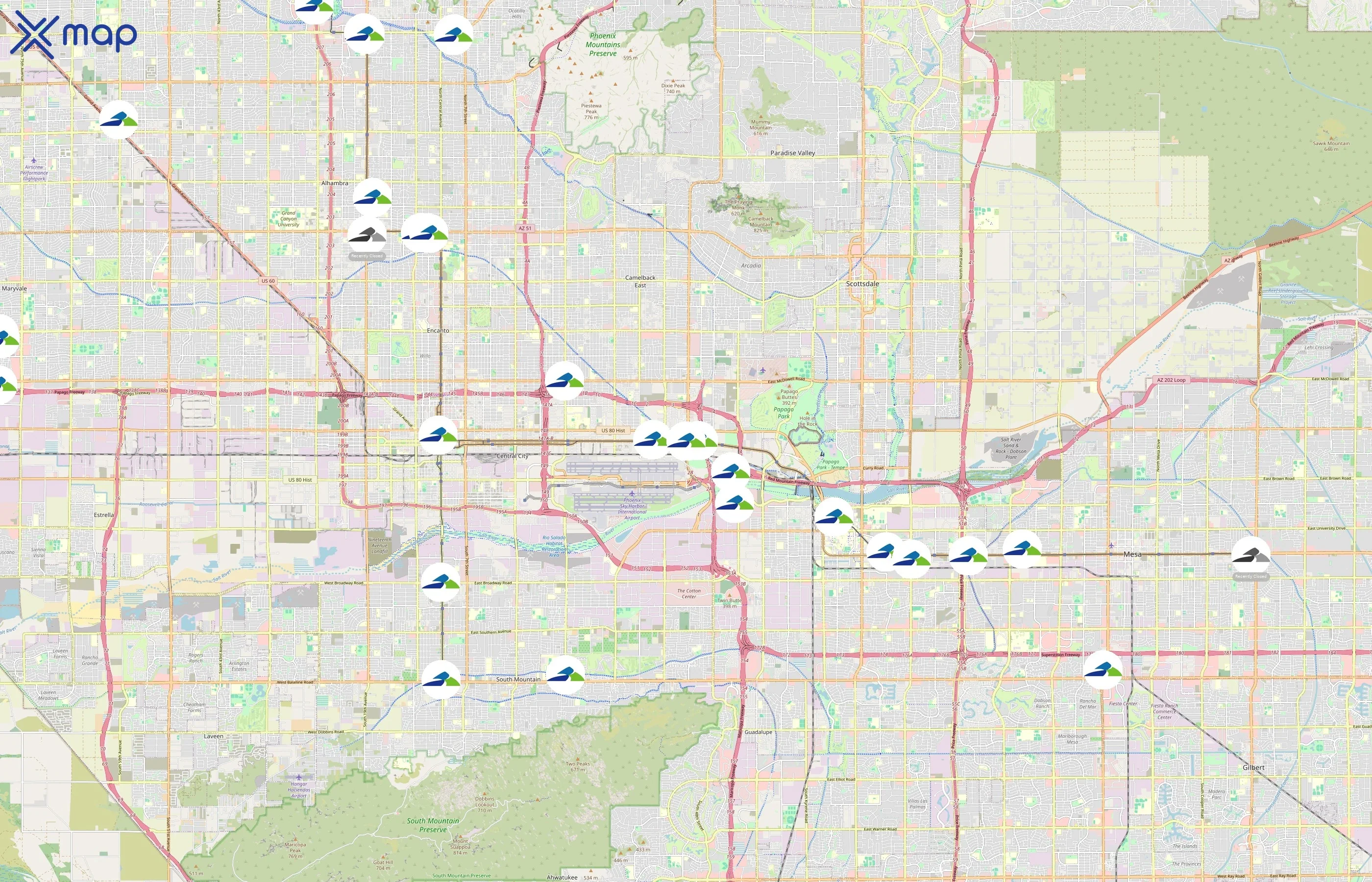 Valley Metro area coverage