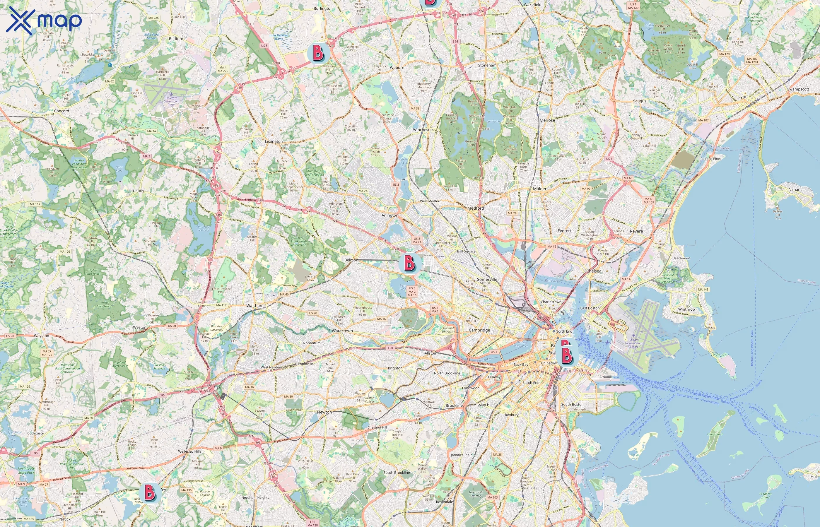 Bocsit area coverage