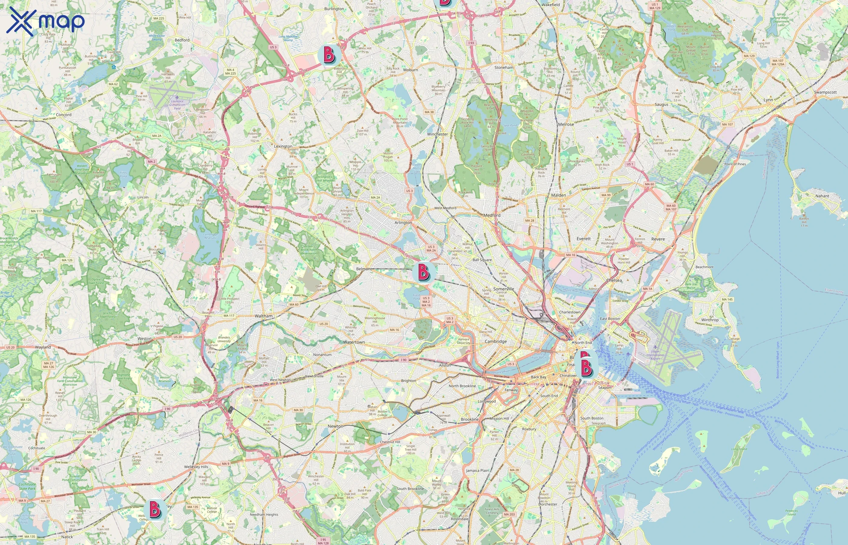 Bocsit area coverage
