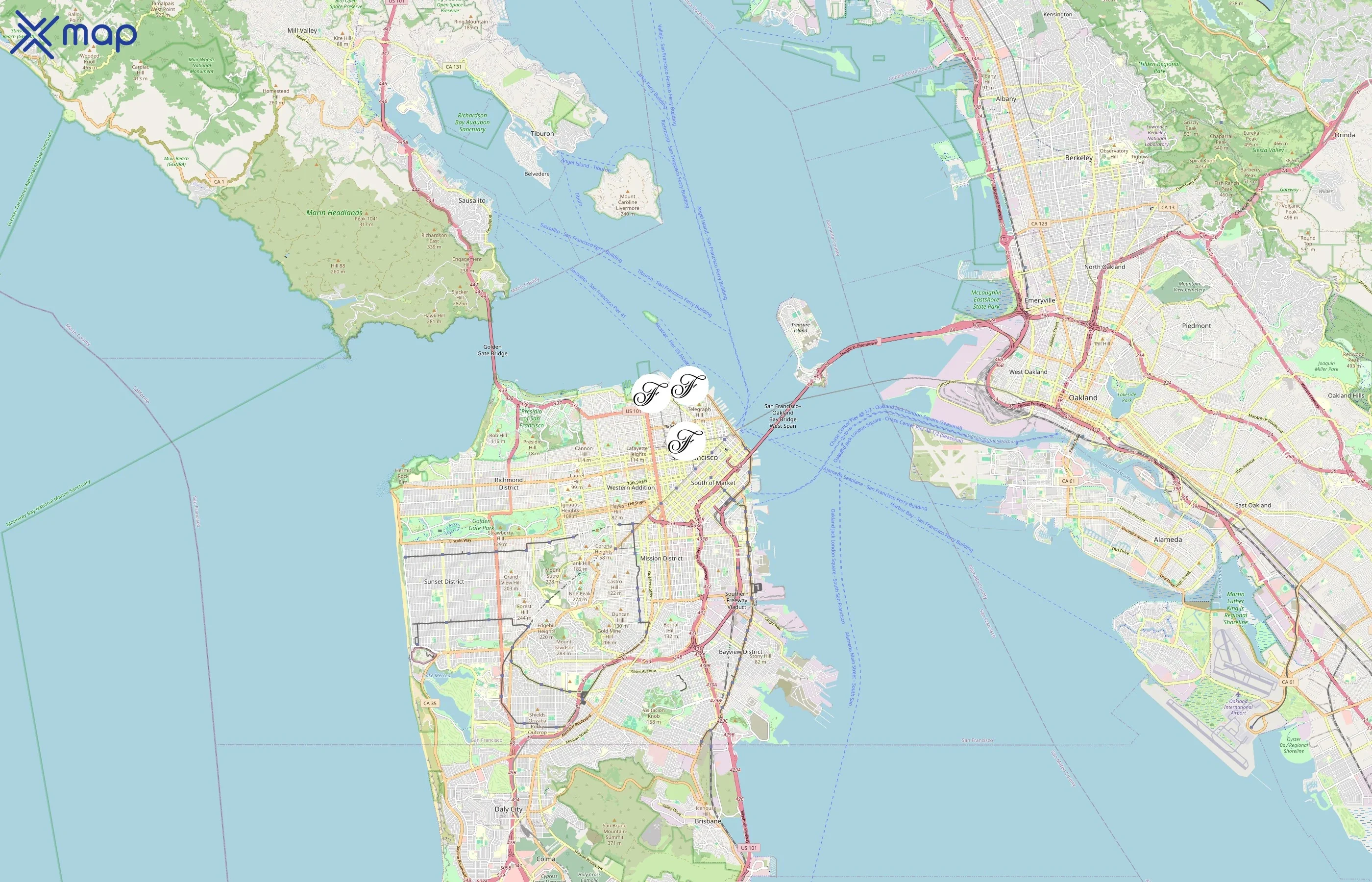 Fairmont Hotels & Resorts area coverage