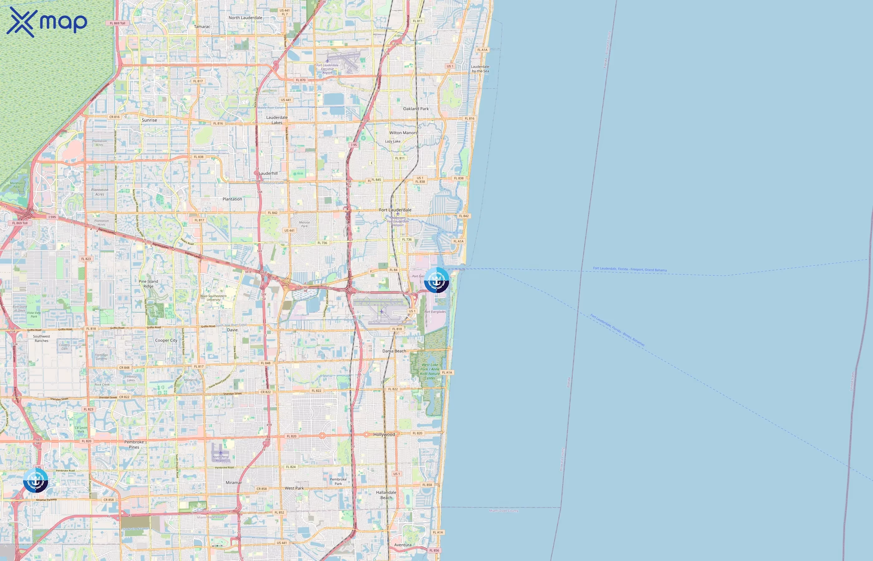 Royal Caribbean International area coverage