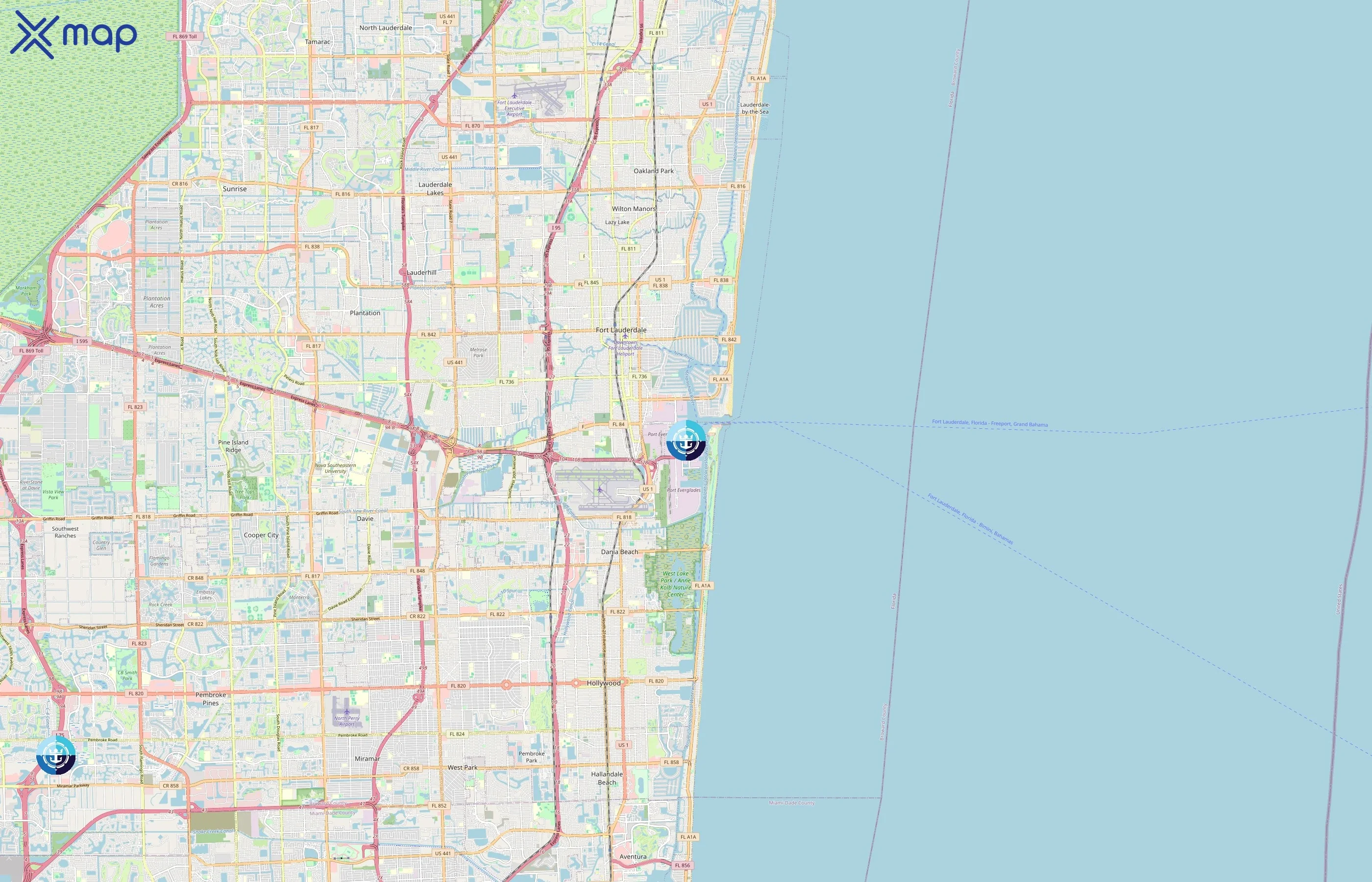 Royal Caribbean International area coverage