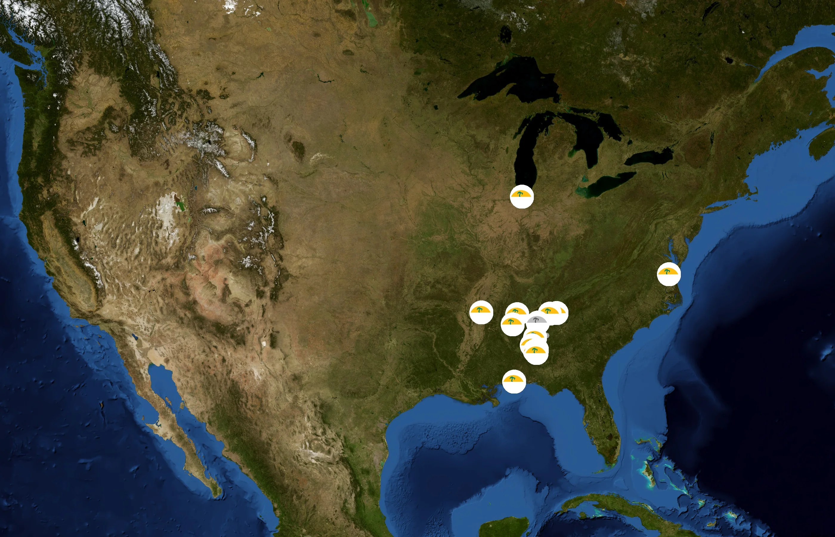Key West Inn state distribution