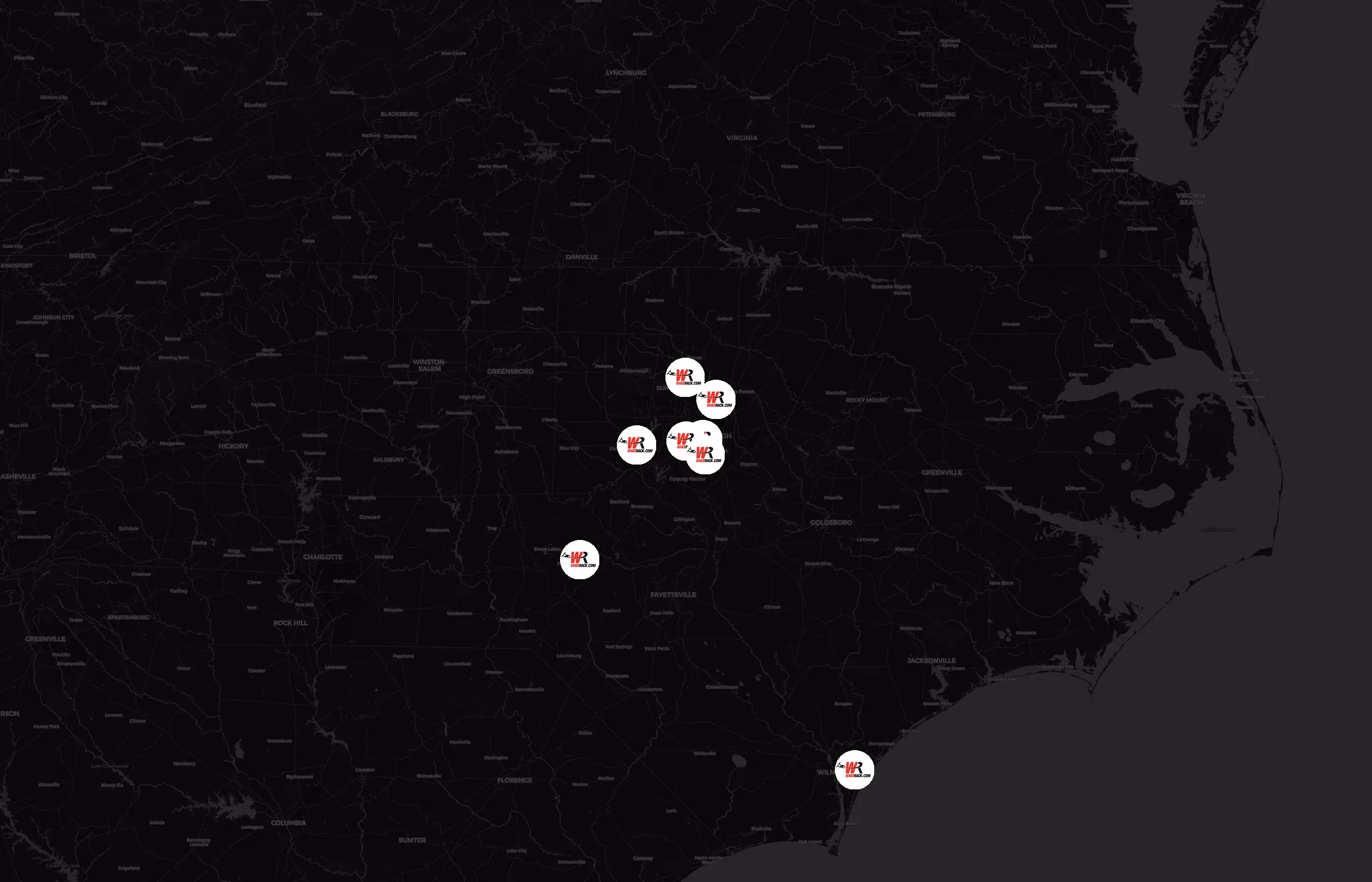 WakeRack city distribution
