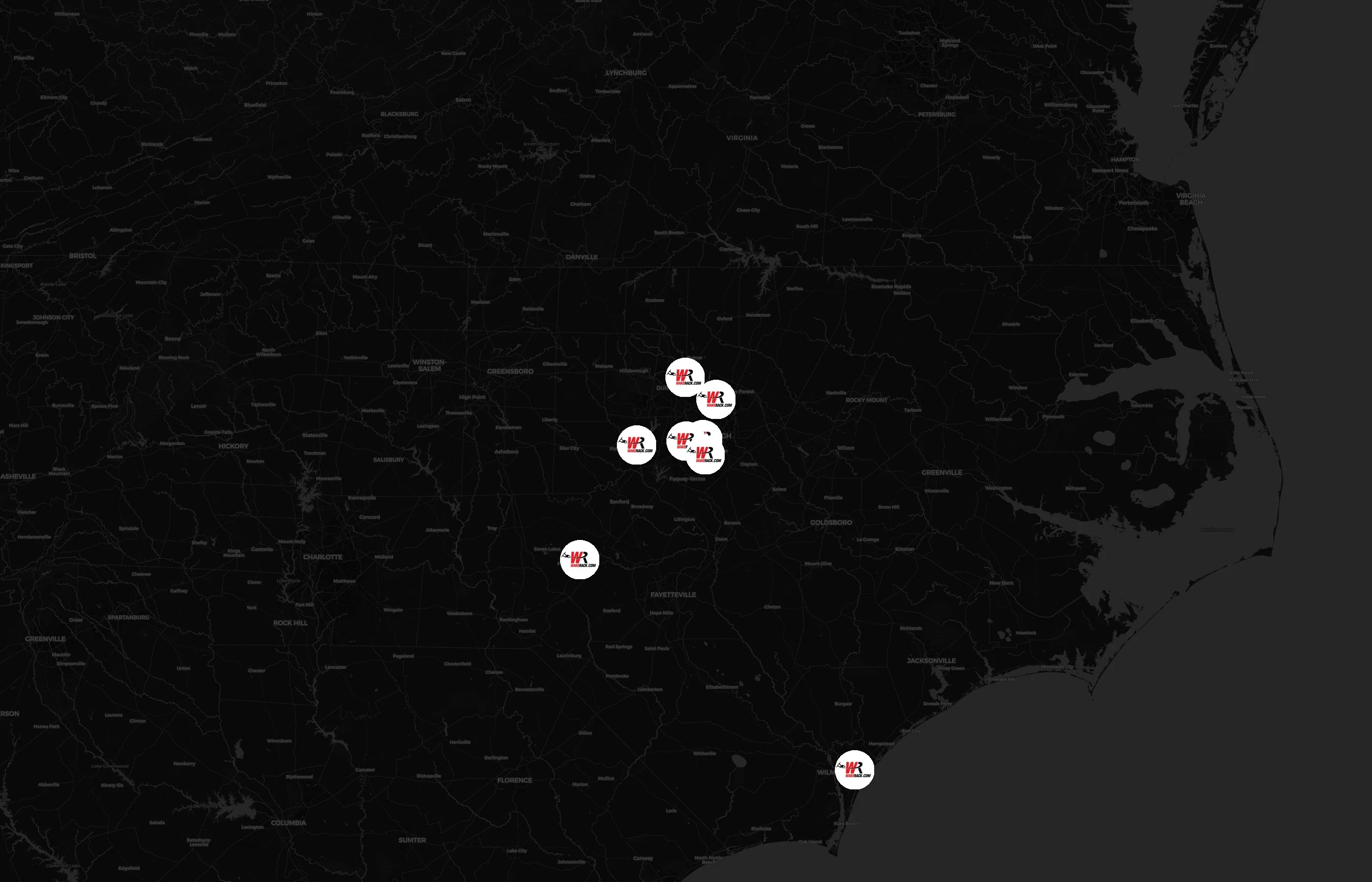 WakeRack city distribution