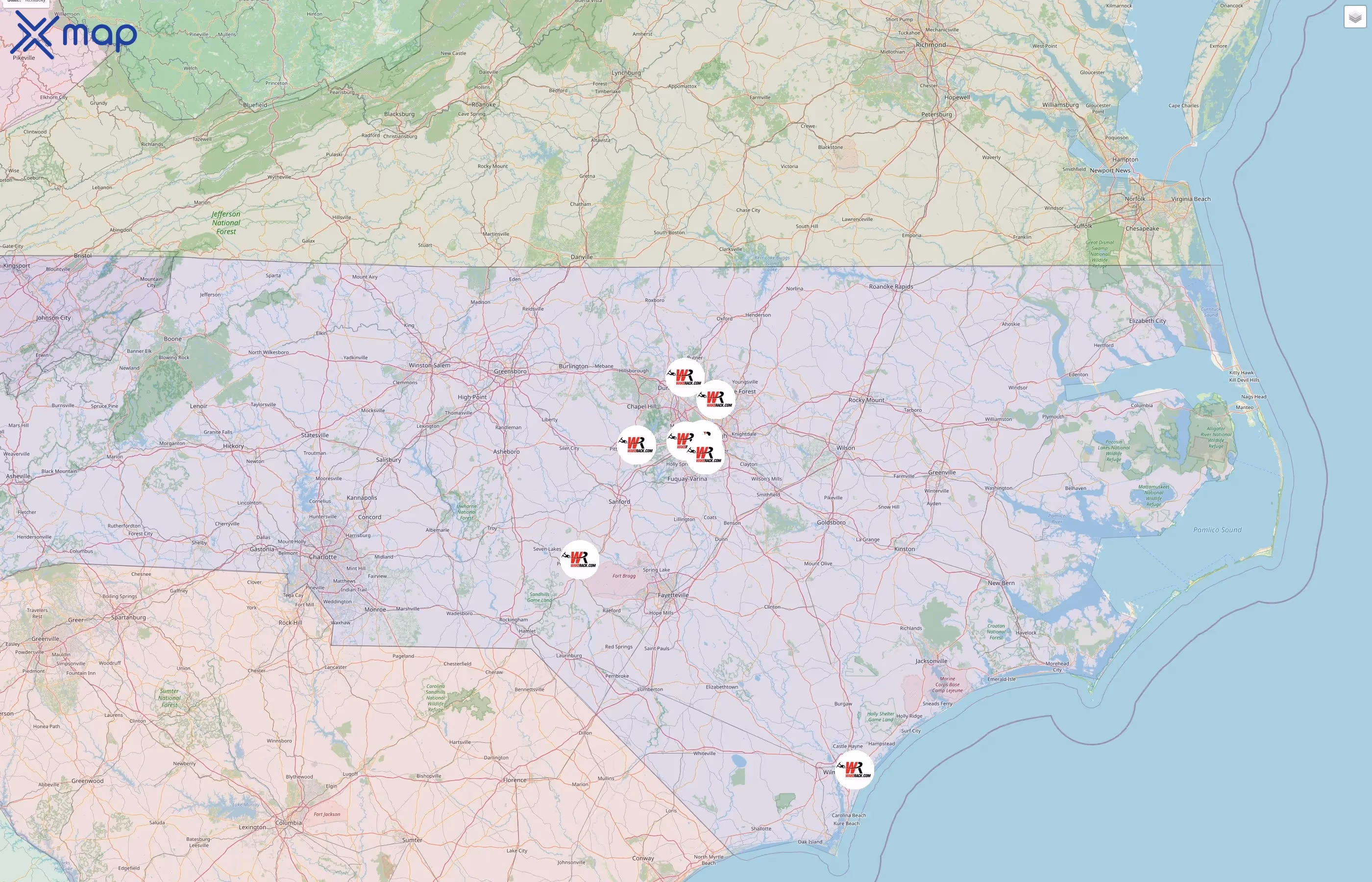 WakeRack street hotspots