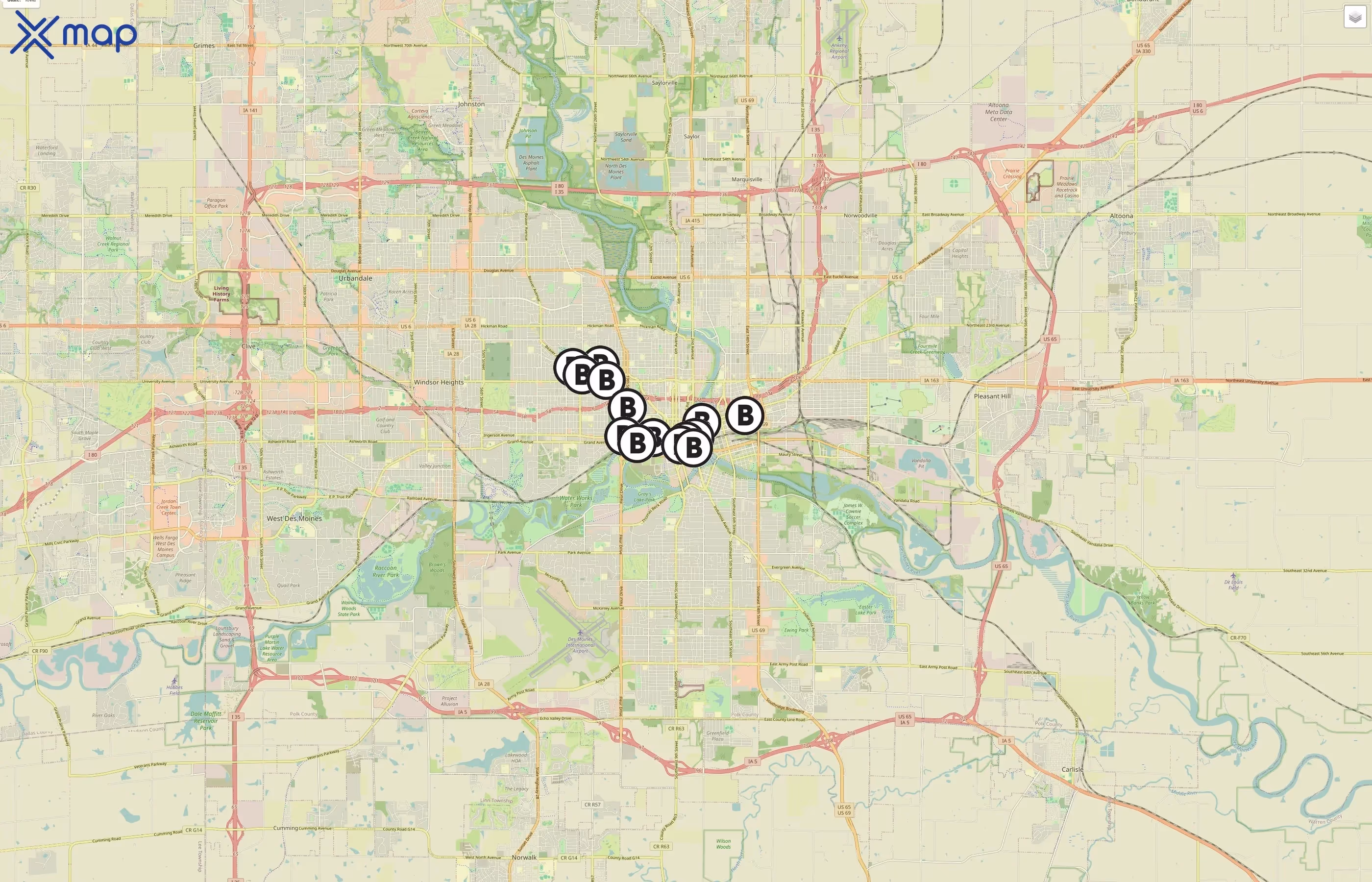 Des Moines BCycle traffic data