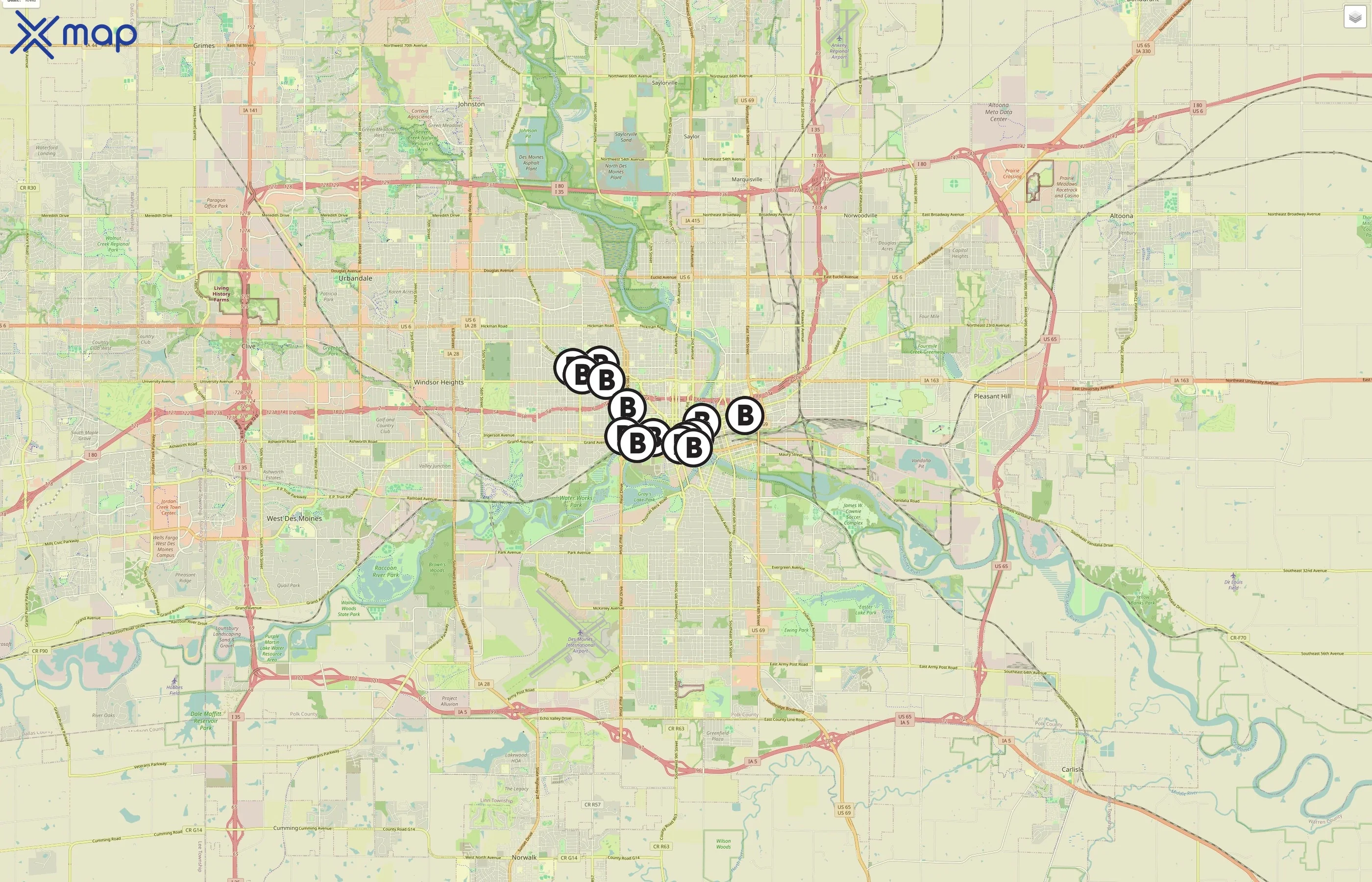Des Moines BCycle traffic data