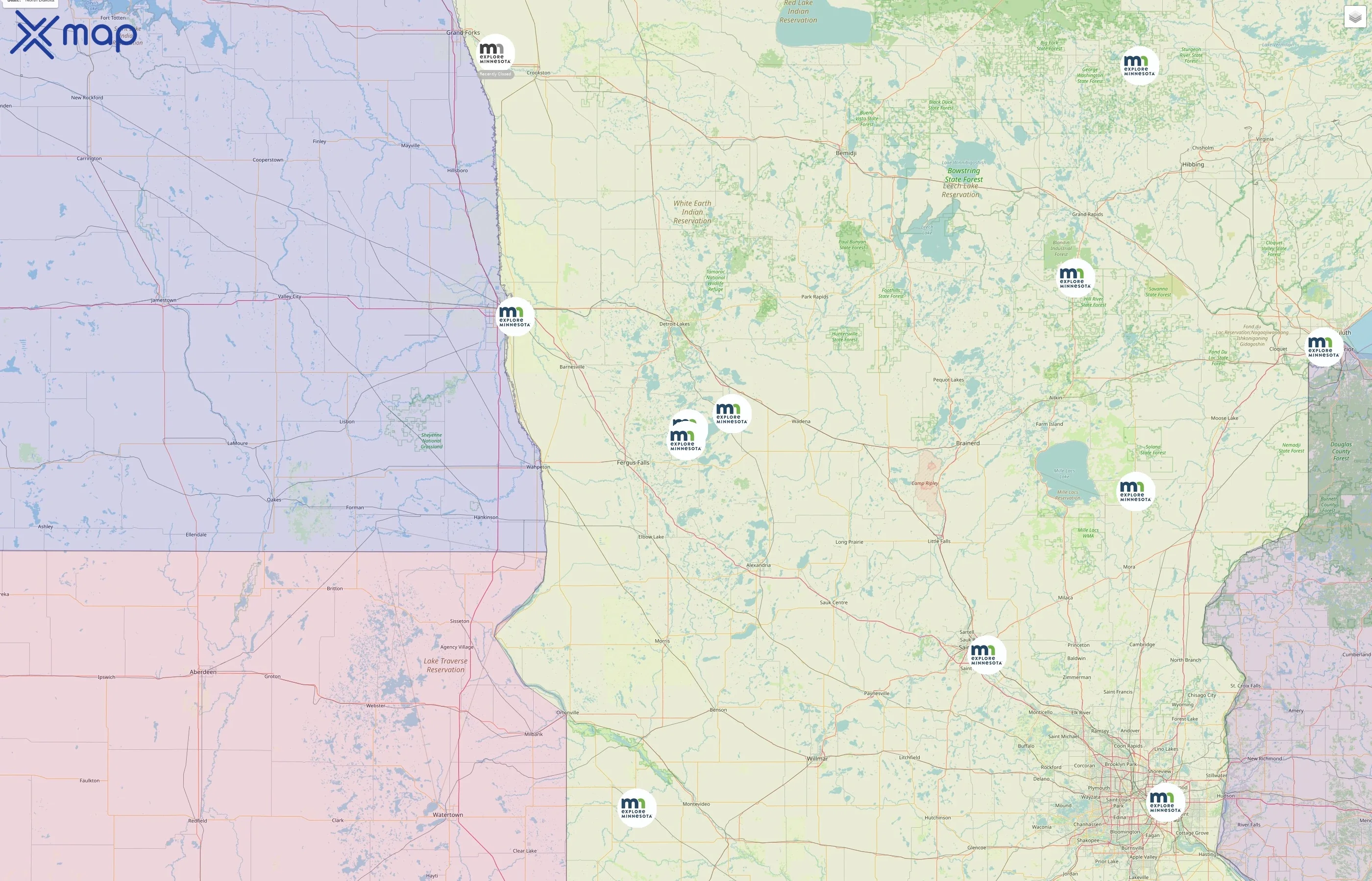 Explore Minnesota street hotspots