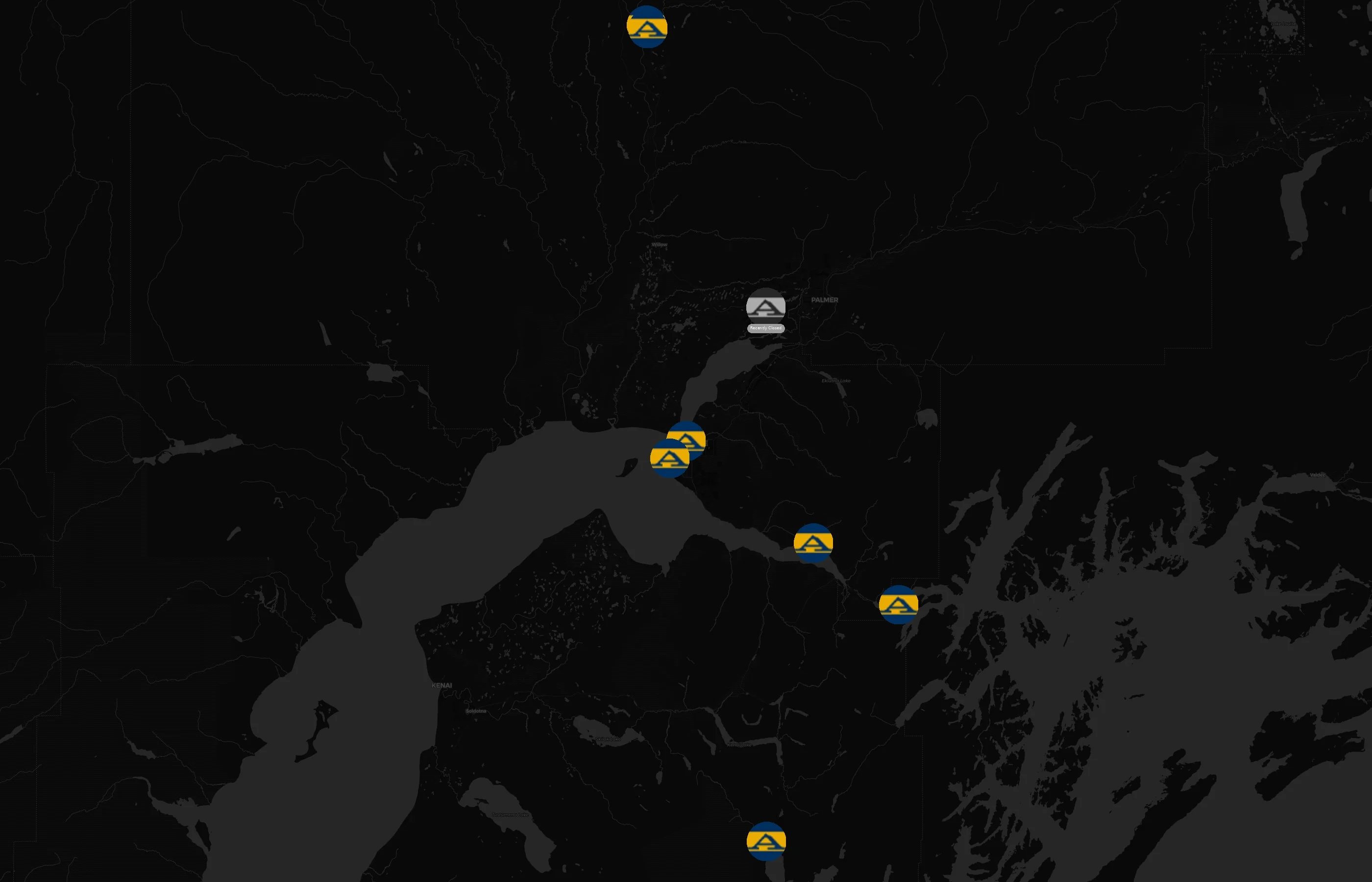 Alaska Railroad city distribution