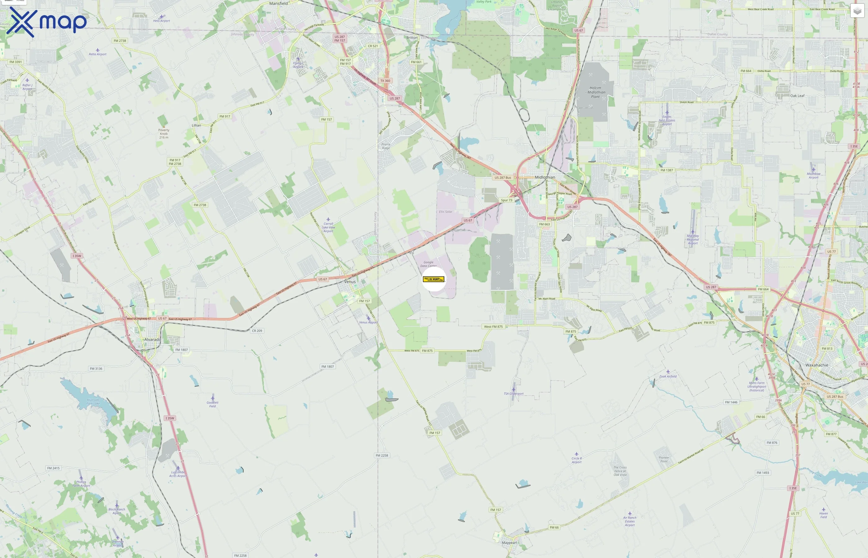 J.B. Hunt Transport Services traffic data