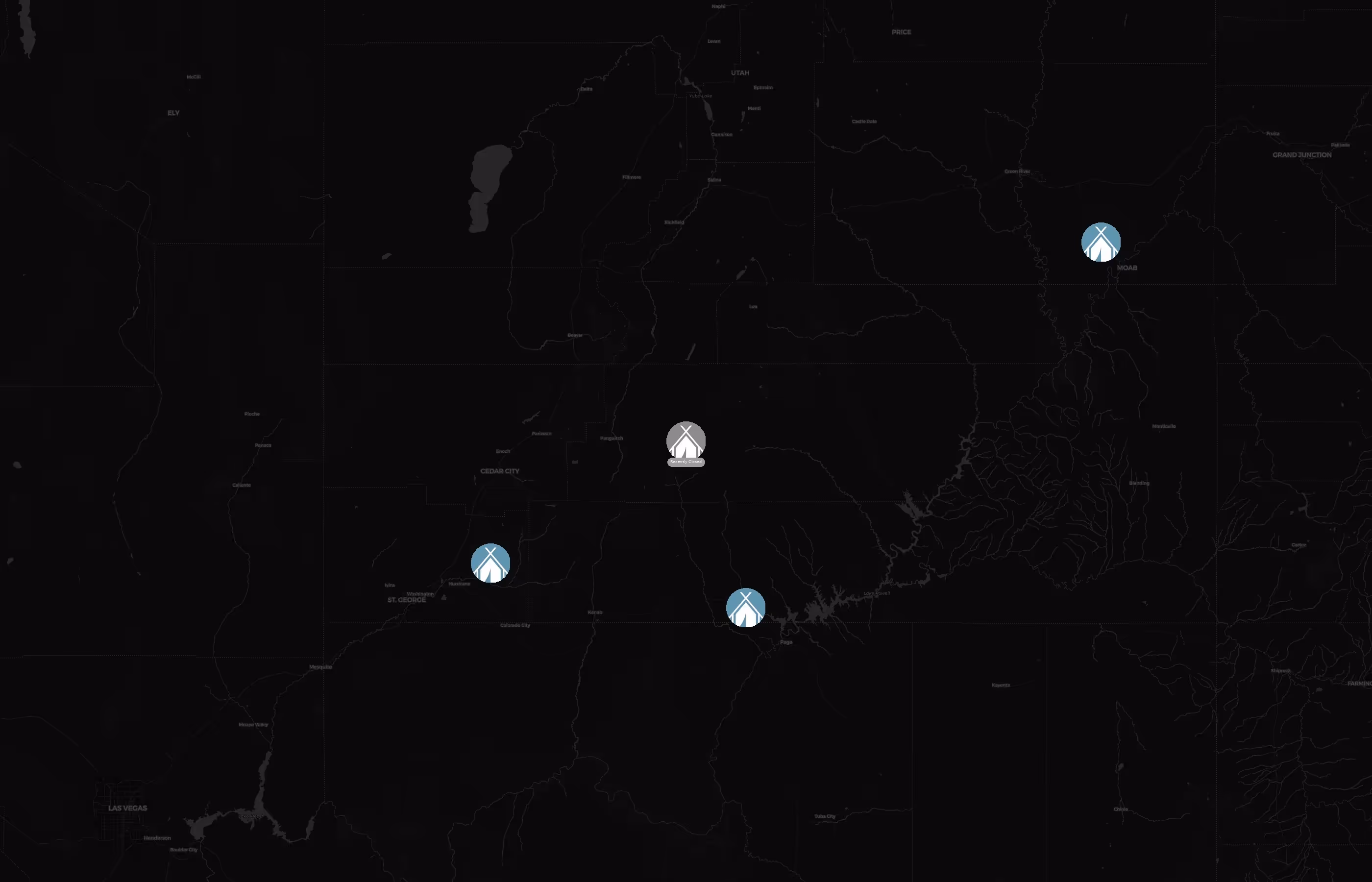 Under Canvas city distribution