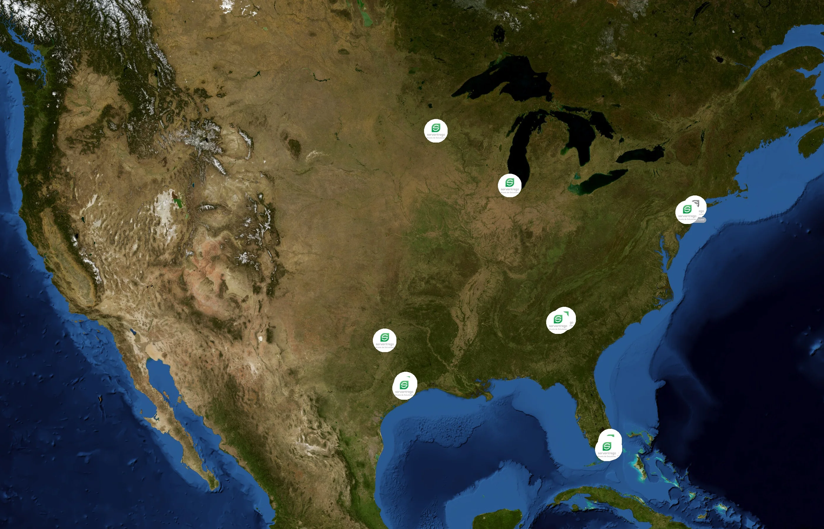 Servientrega state distribution
