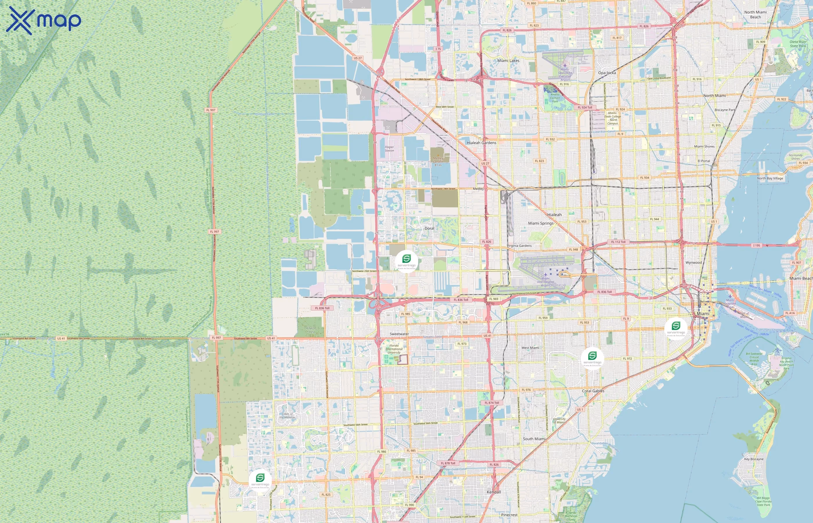 Servientrega area coverage
