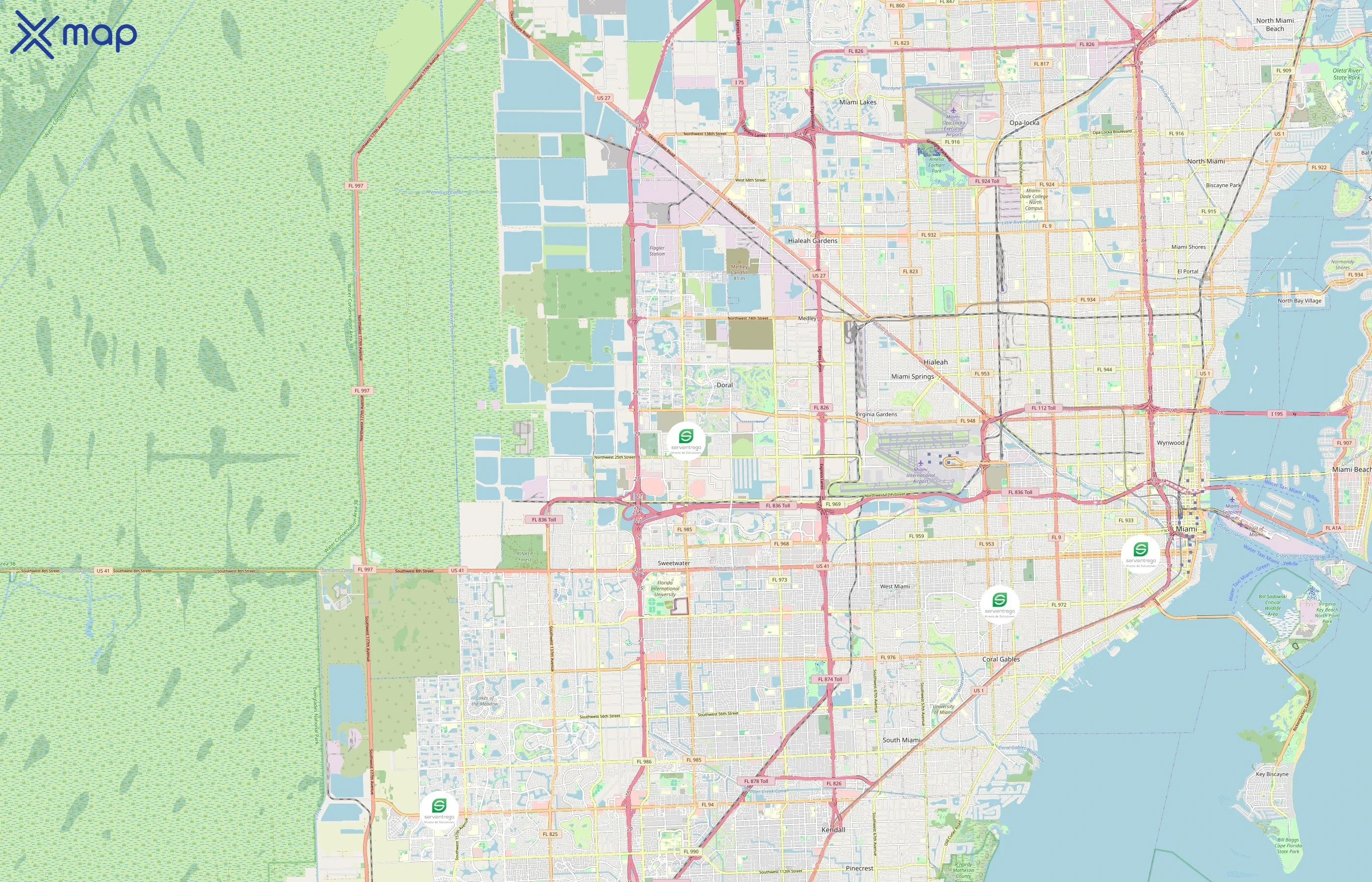 Servientrega area coverage
