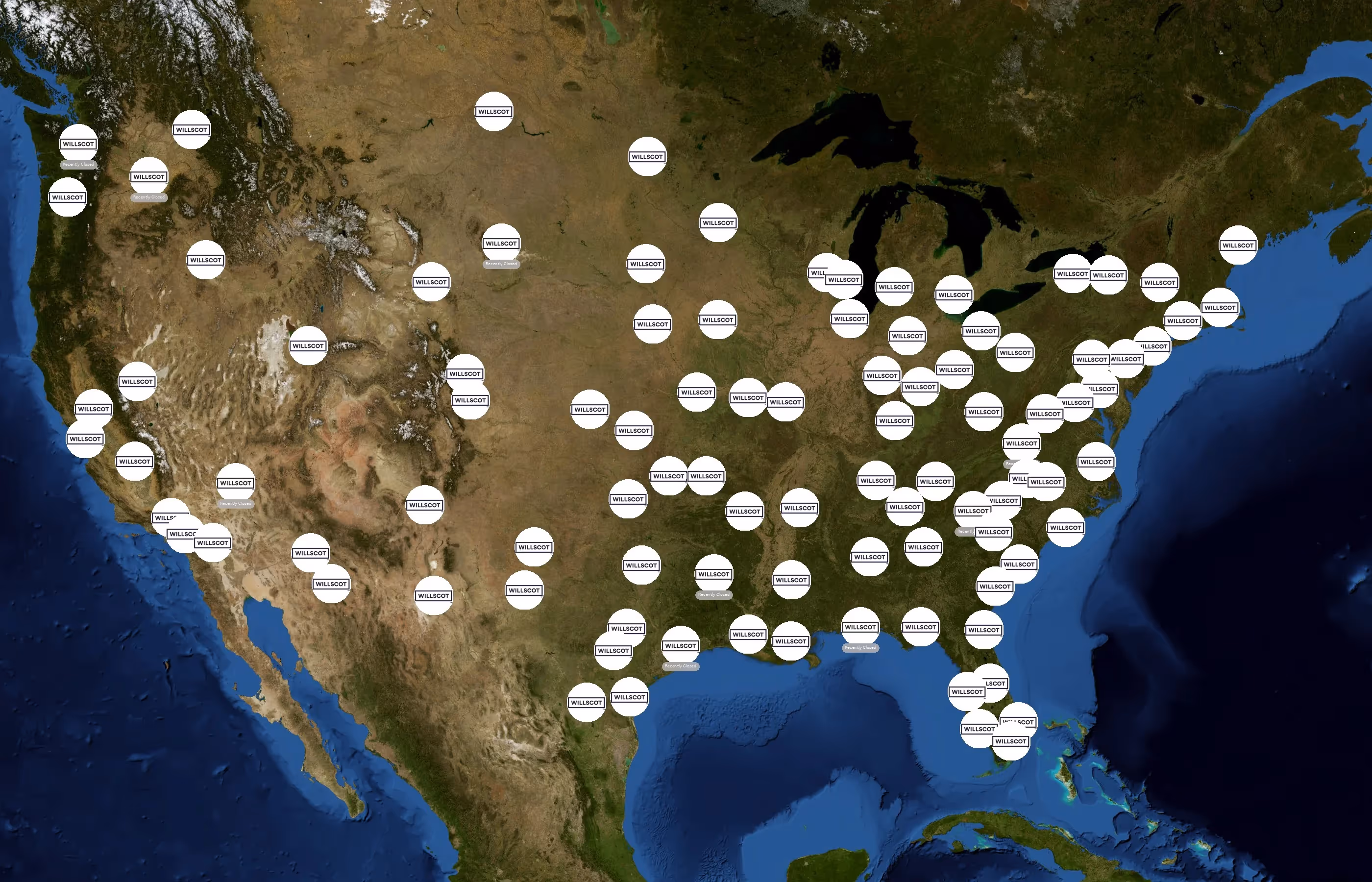 WillScot state distribution
