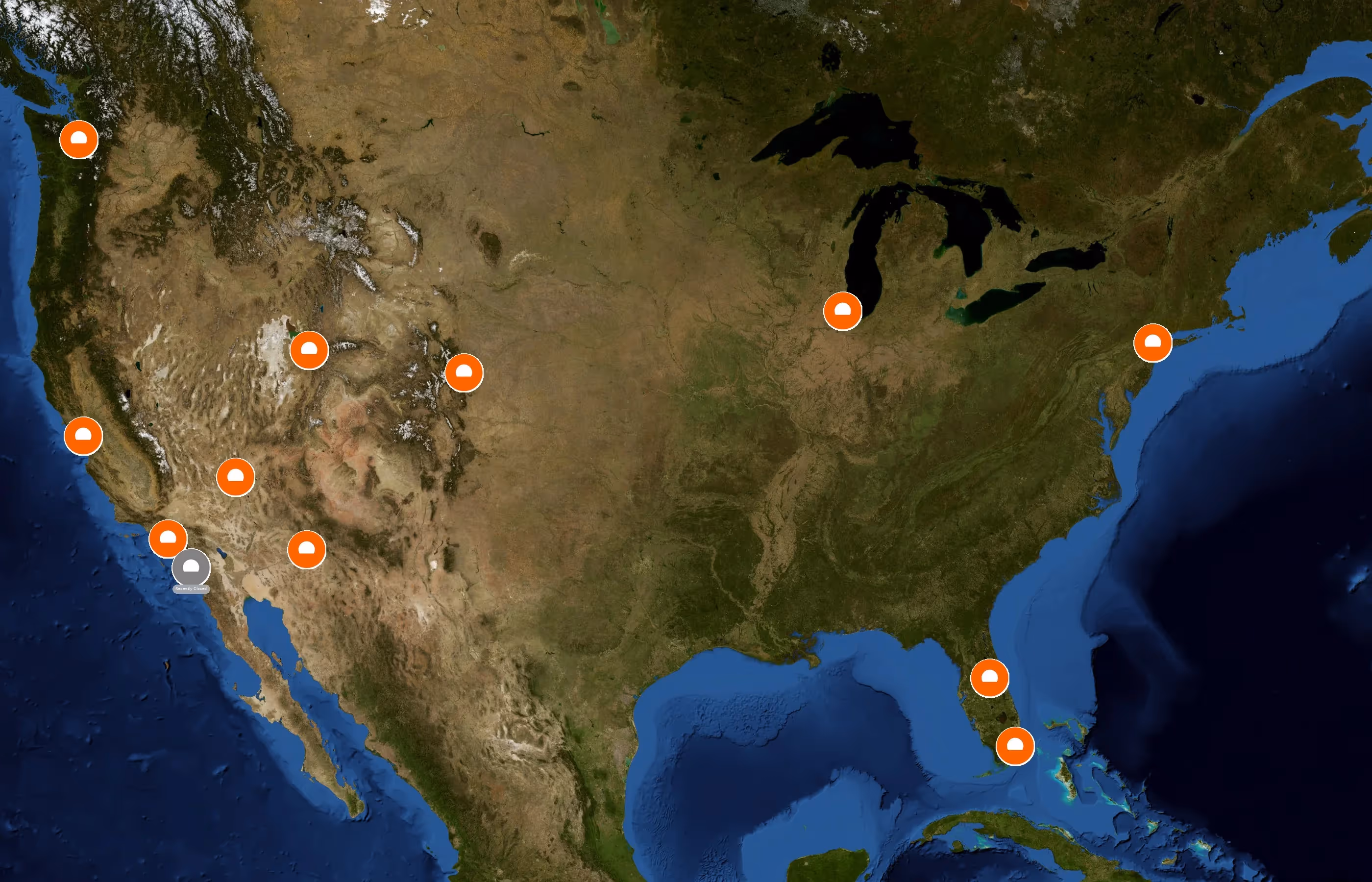 Indie Campers state distribution