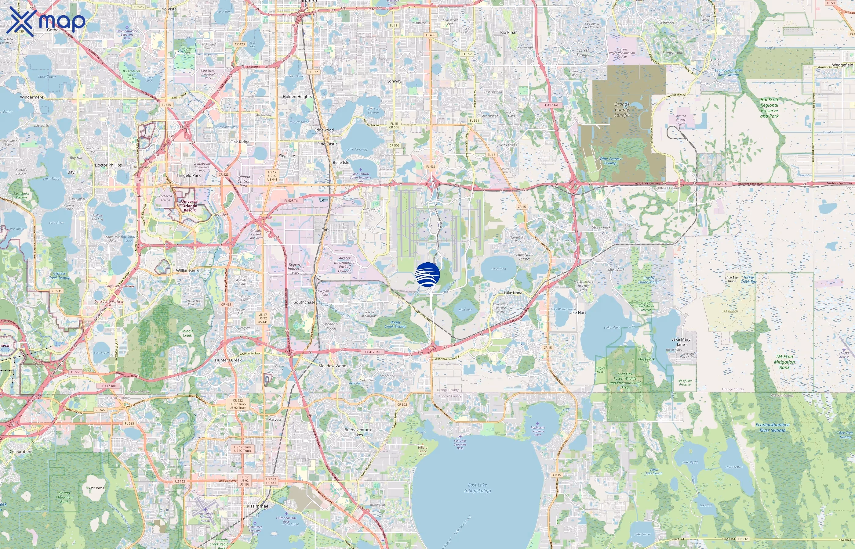 Copa Airlines area coverage