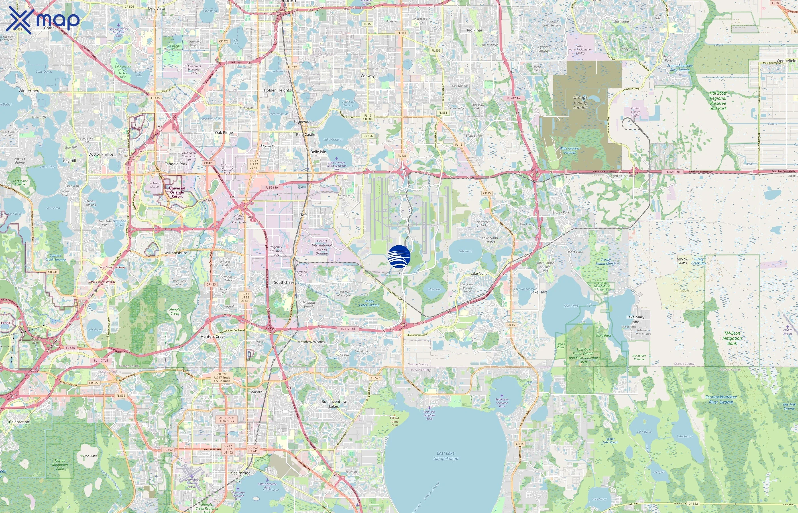 Copa Airlines area coverage