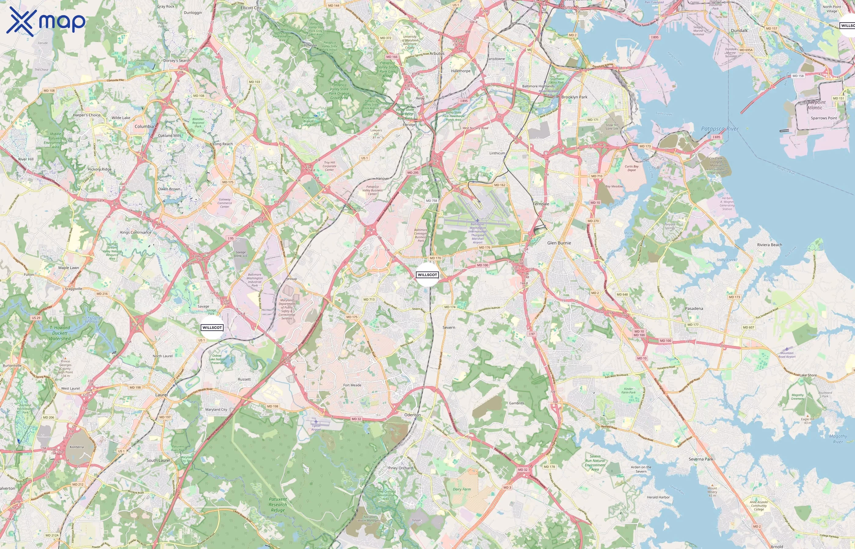WillScot area coverage