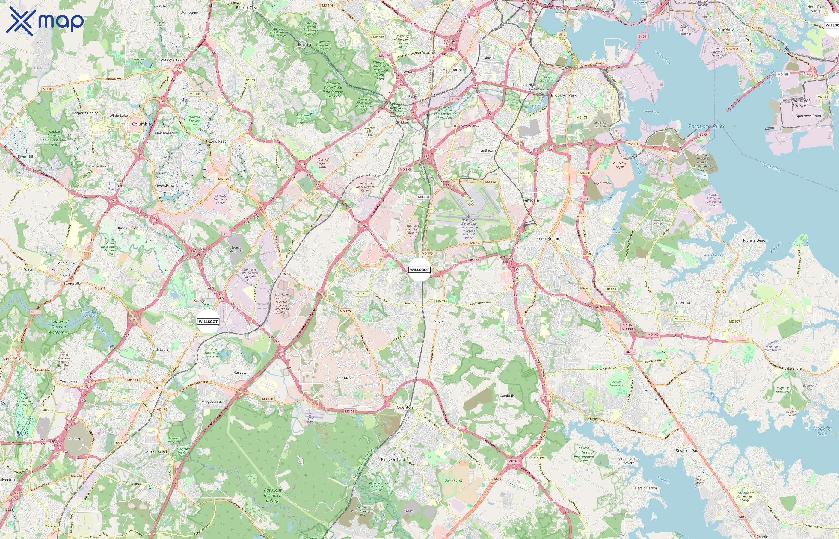 WillScot area coverage