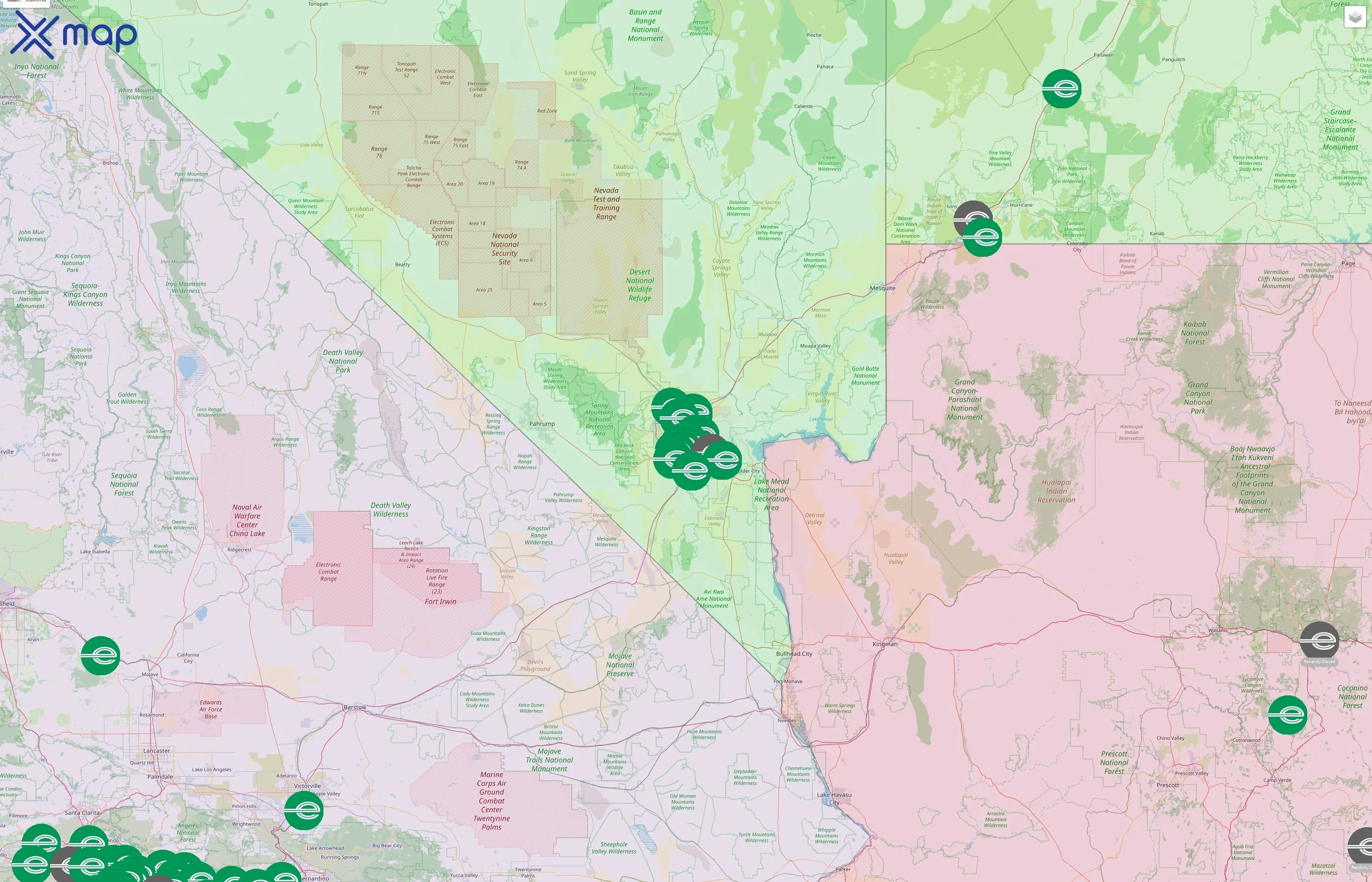 Enterprise Rent-A-Car street hotspots