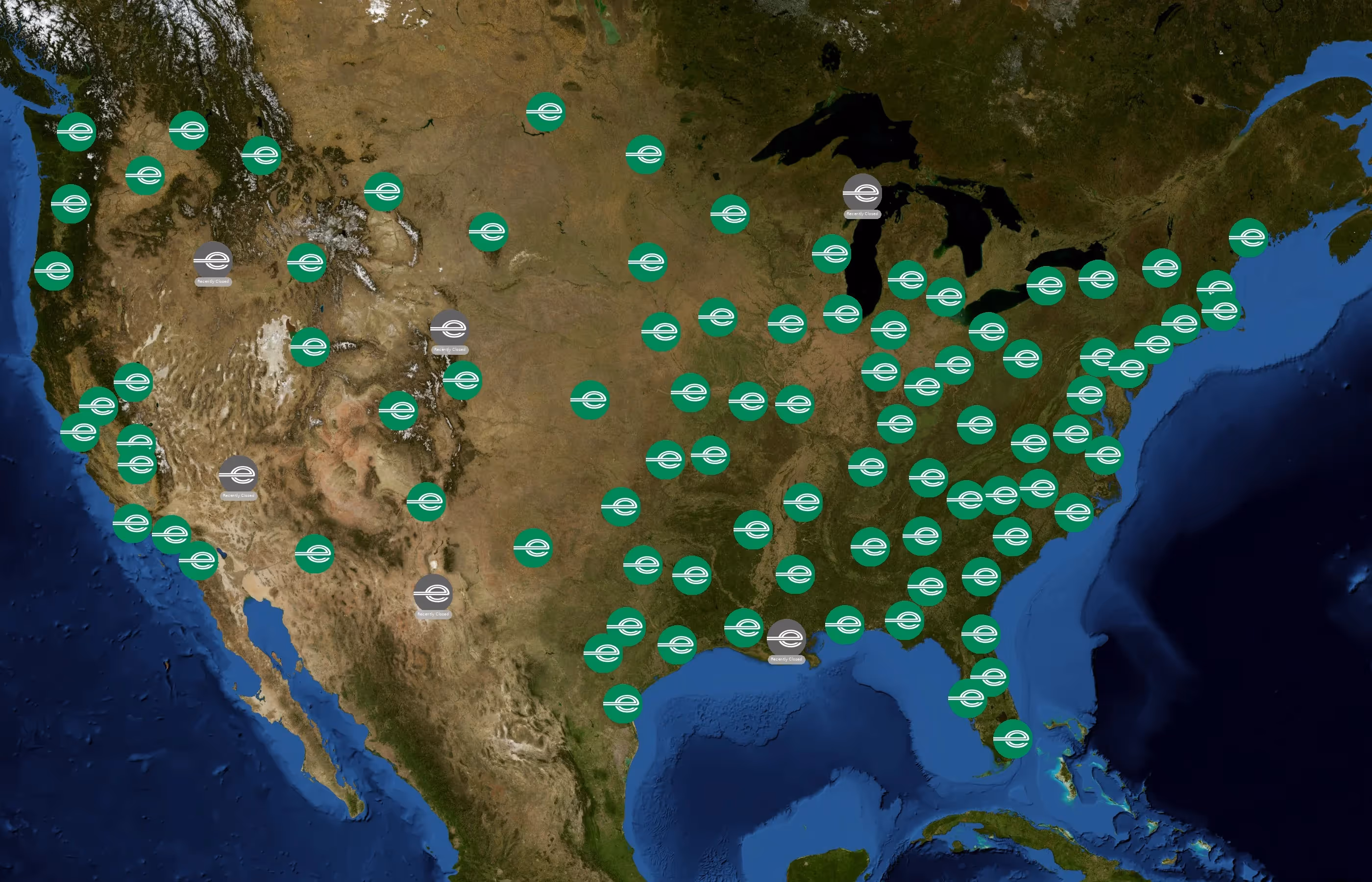 Enterprise Rent-A-Car state distribution