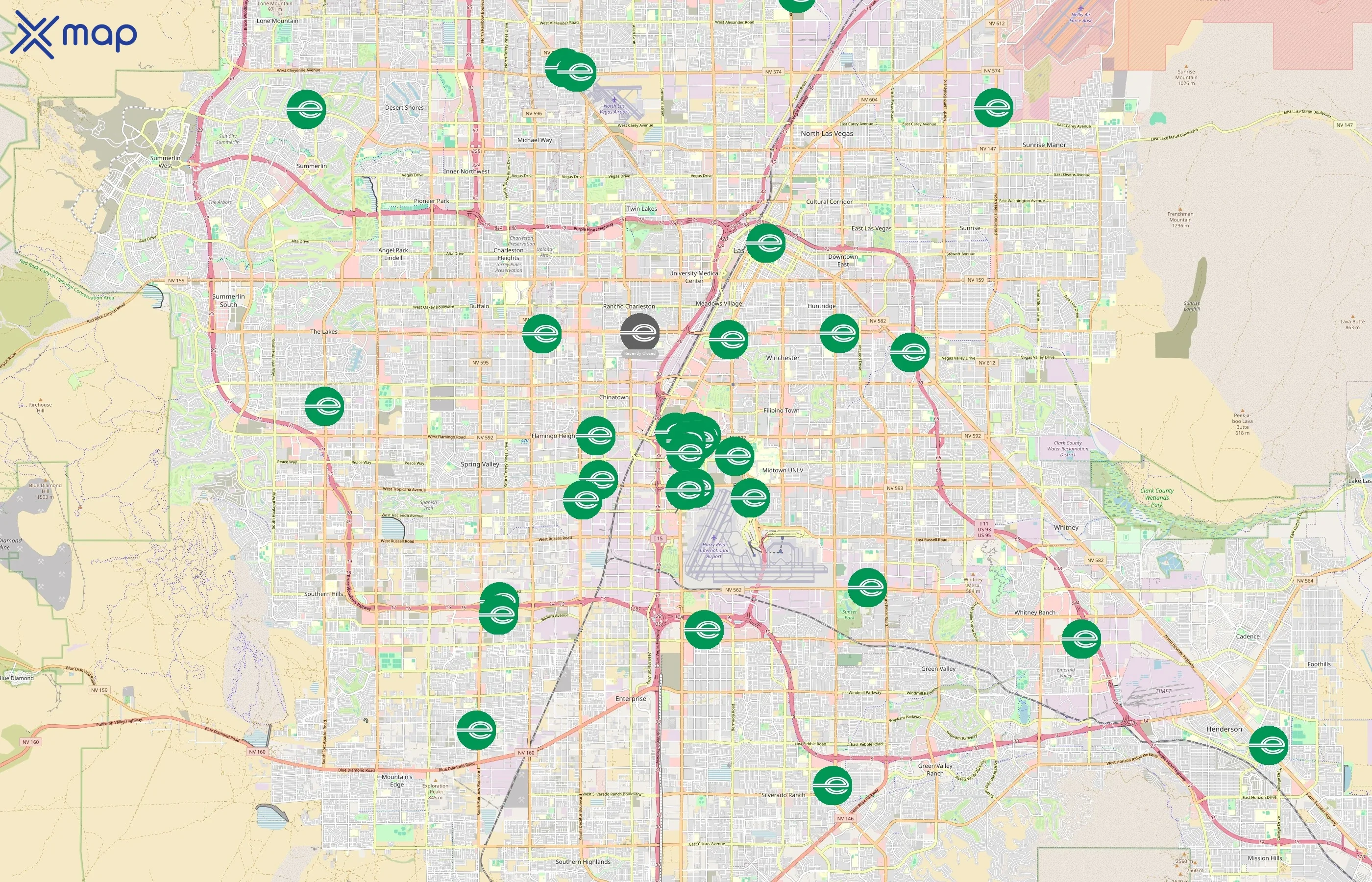 Enterprise Rent-A-Car area coverage