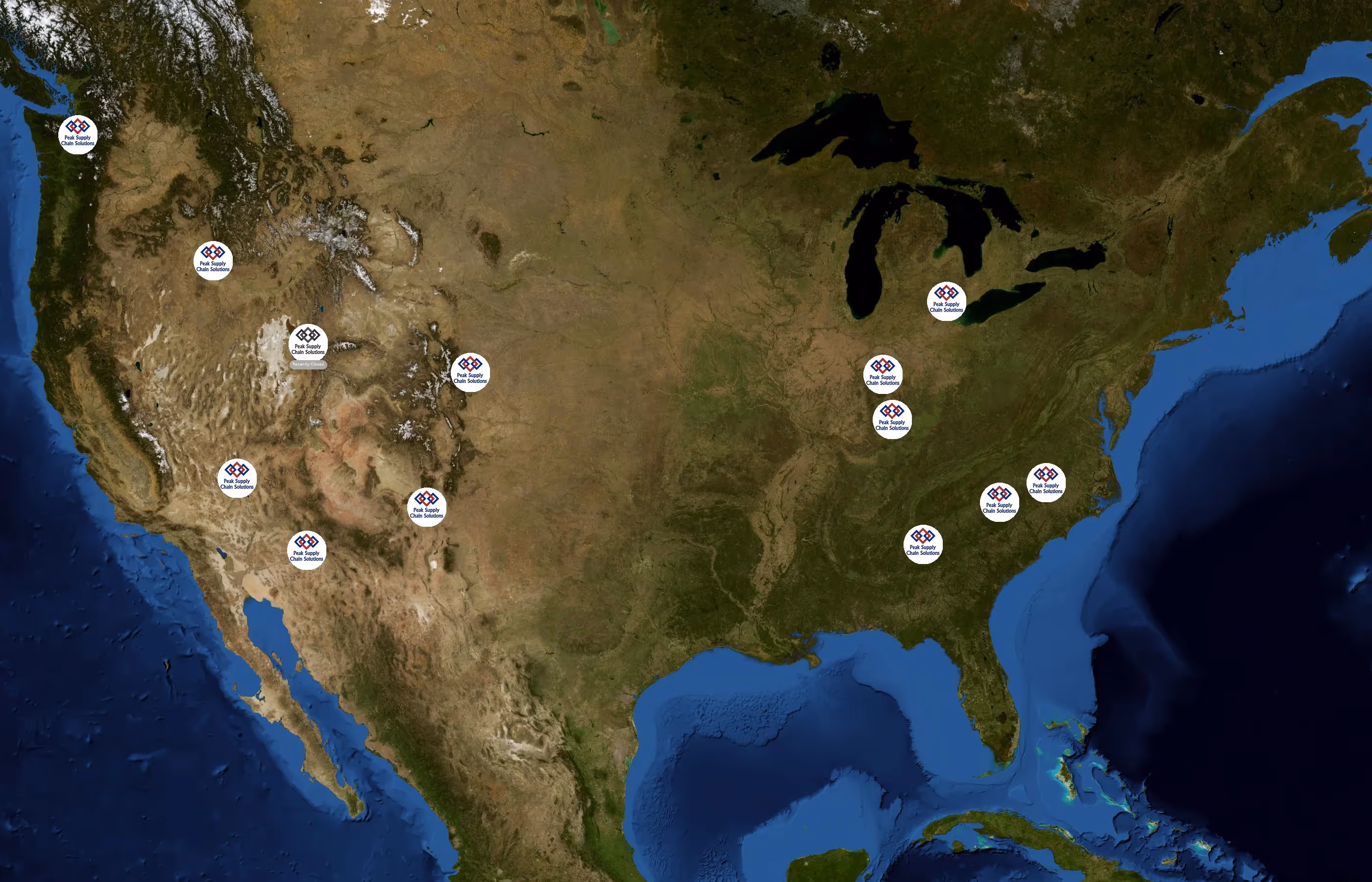 Peak Supply Chain Solutions state distribution