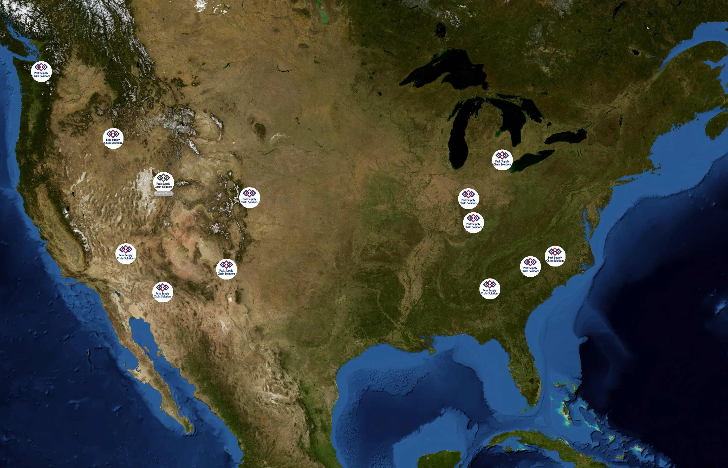 Peak Supply Chain Solutions state distribution