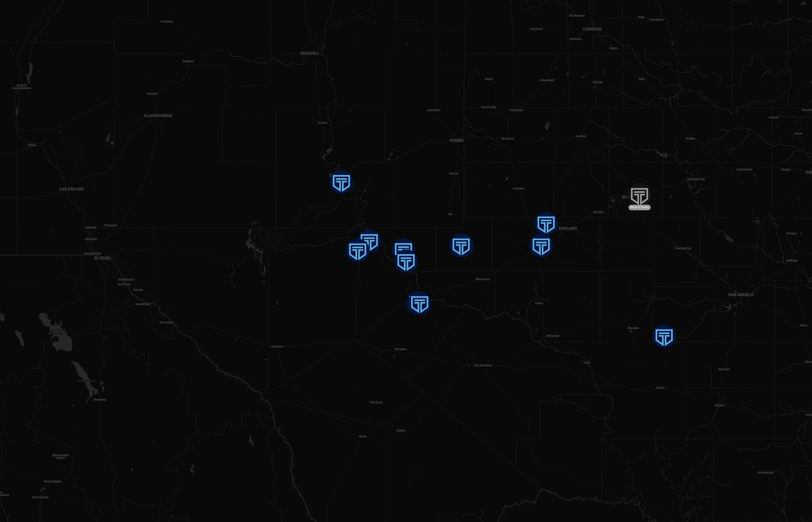 Target Hospitality city distribution