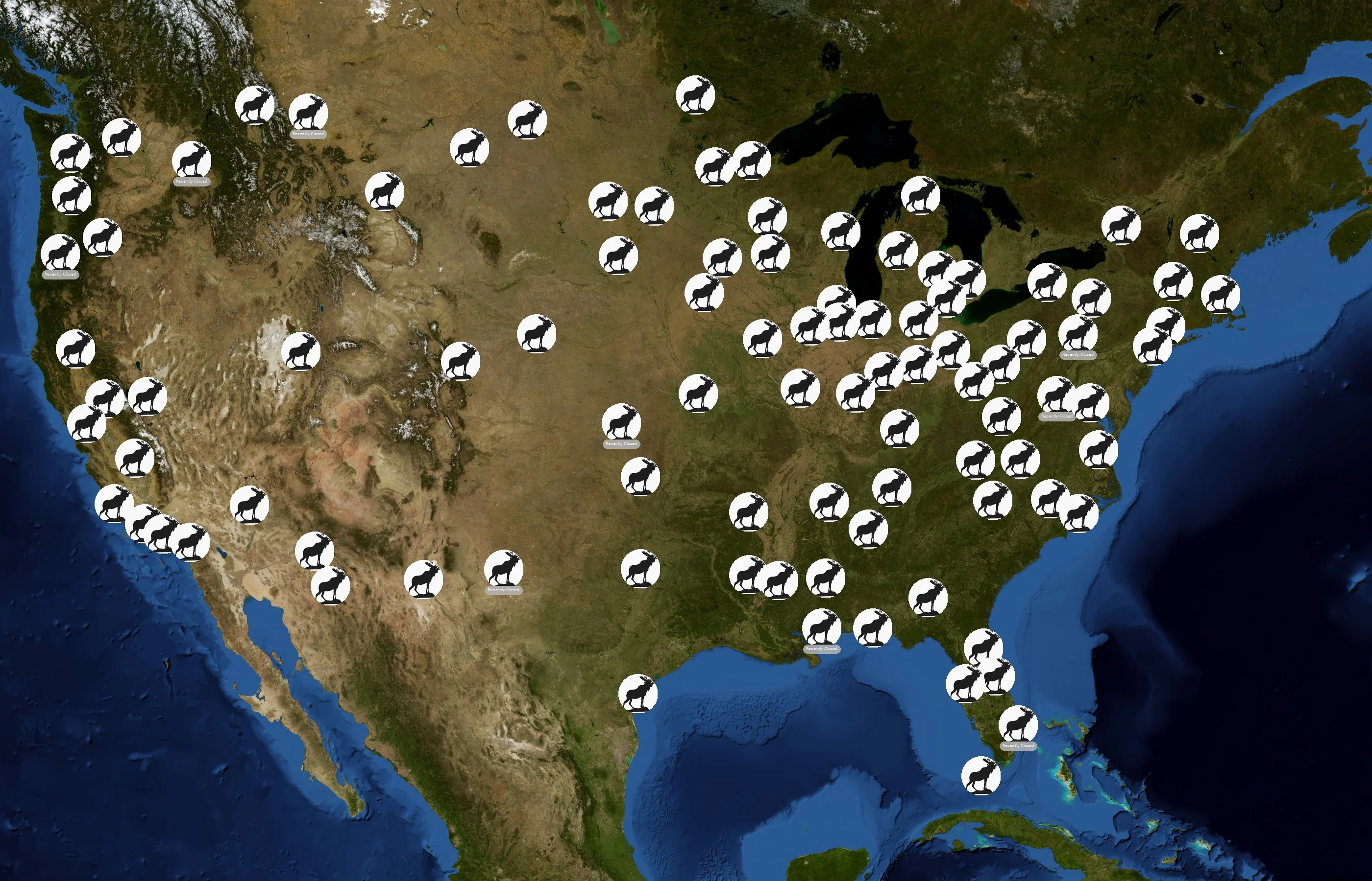 Loyal Order of Moose state distribution