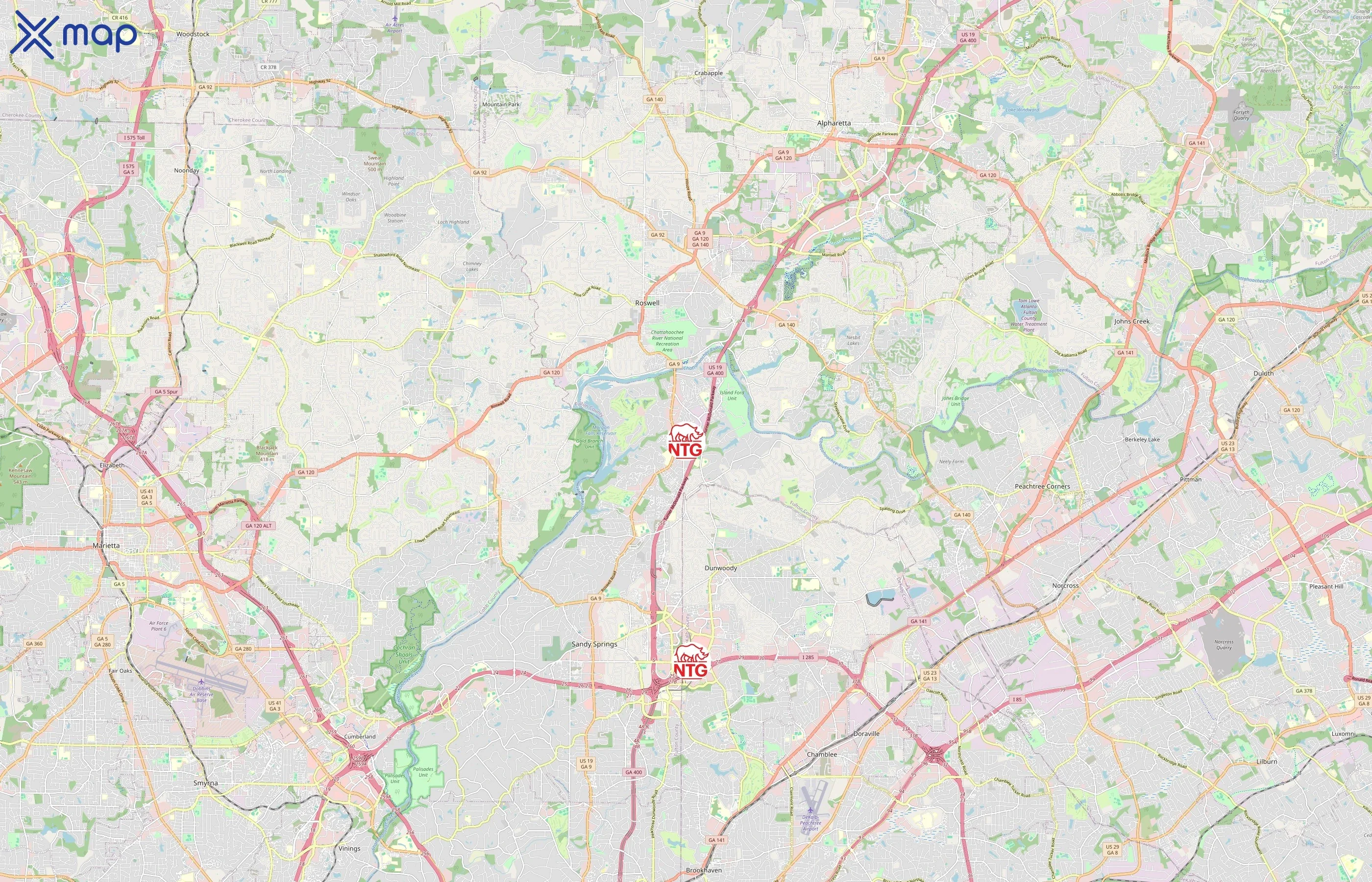 Nolan Transportation Group area coverage