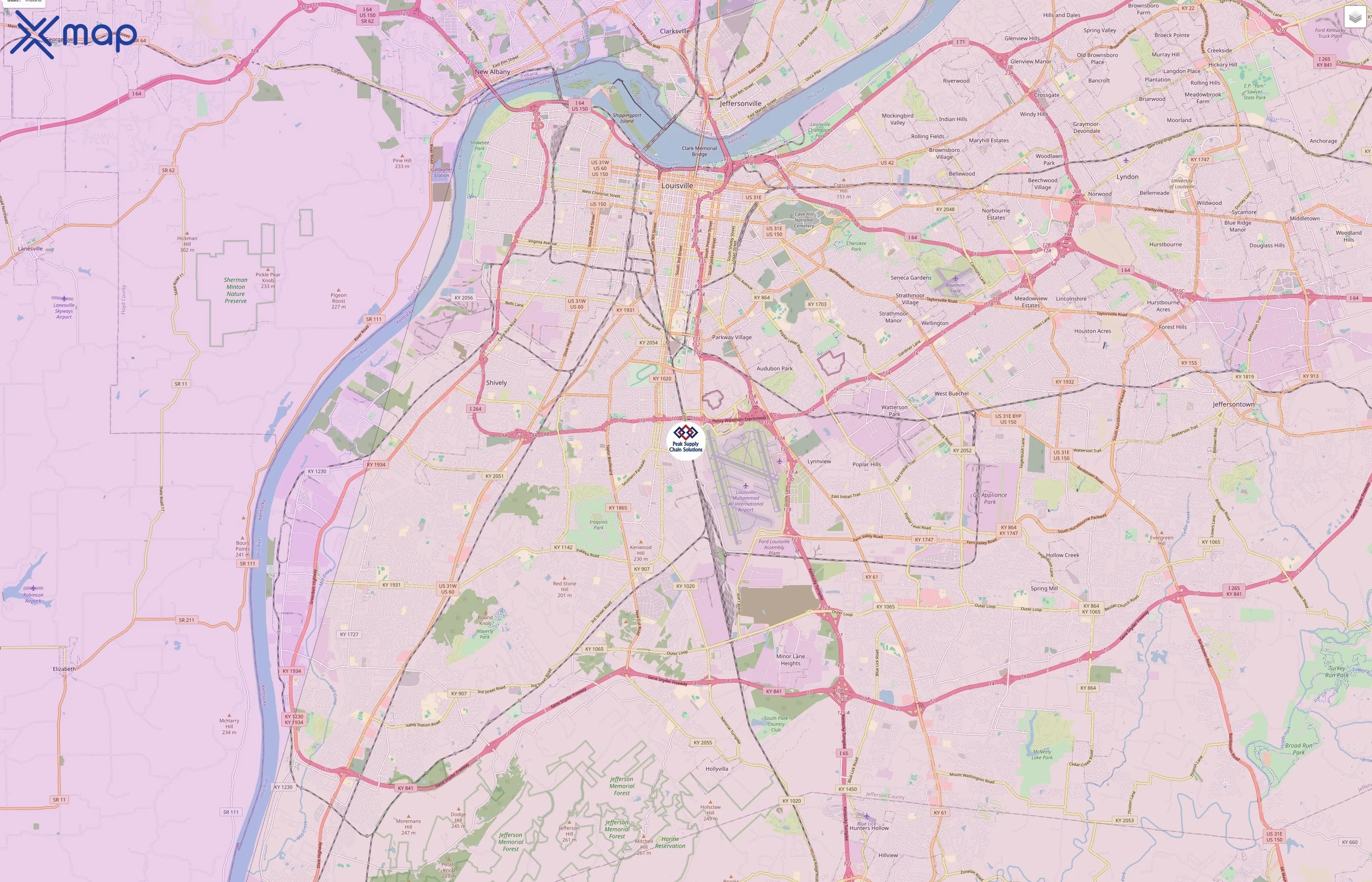 Peak Supply Chain Solutions traffic data