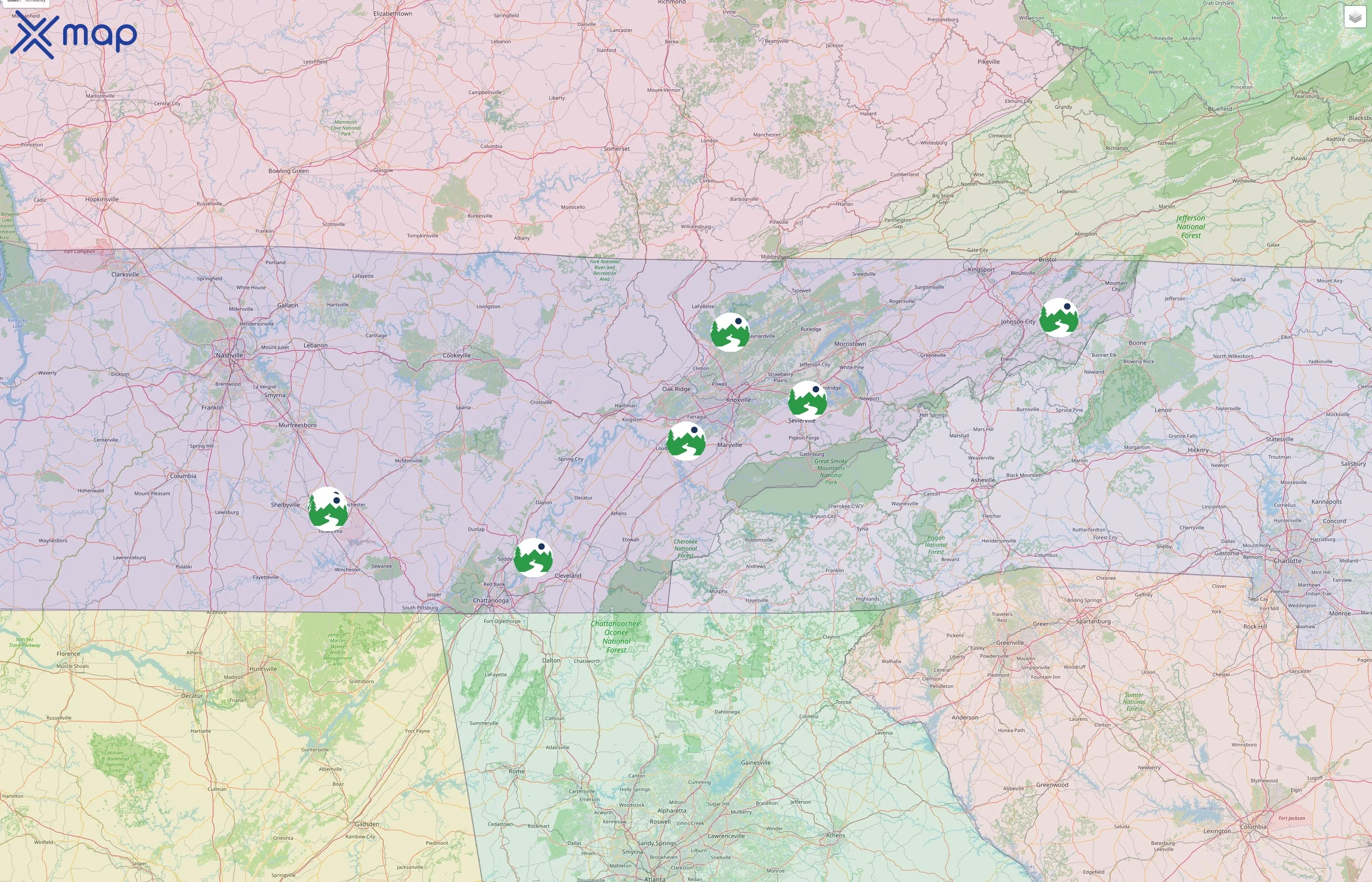 Vista Recreation street hotspots