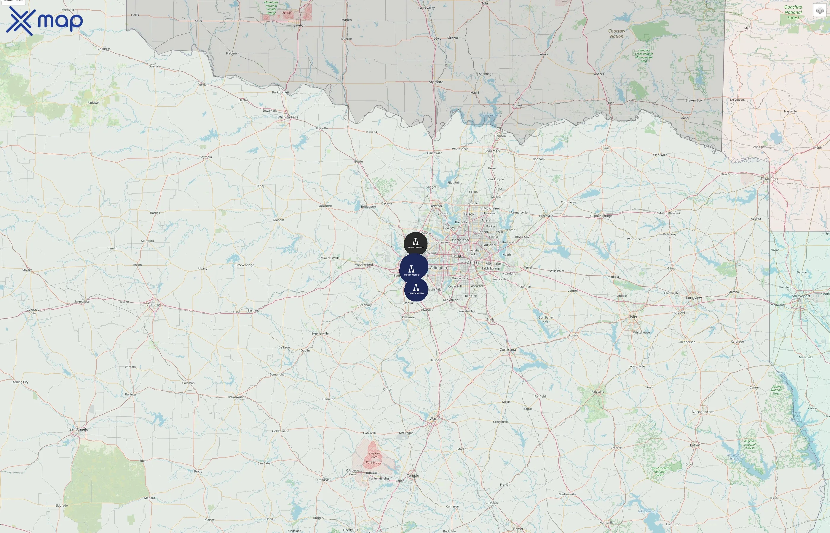 Trinity Metro street hotspots