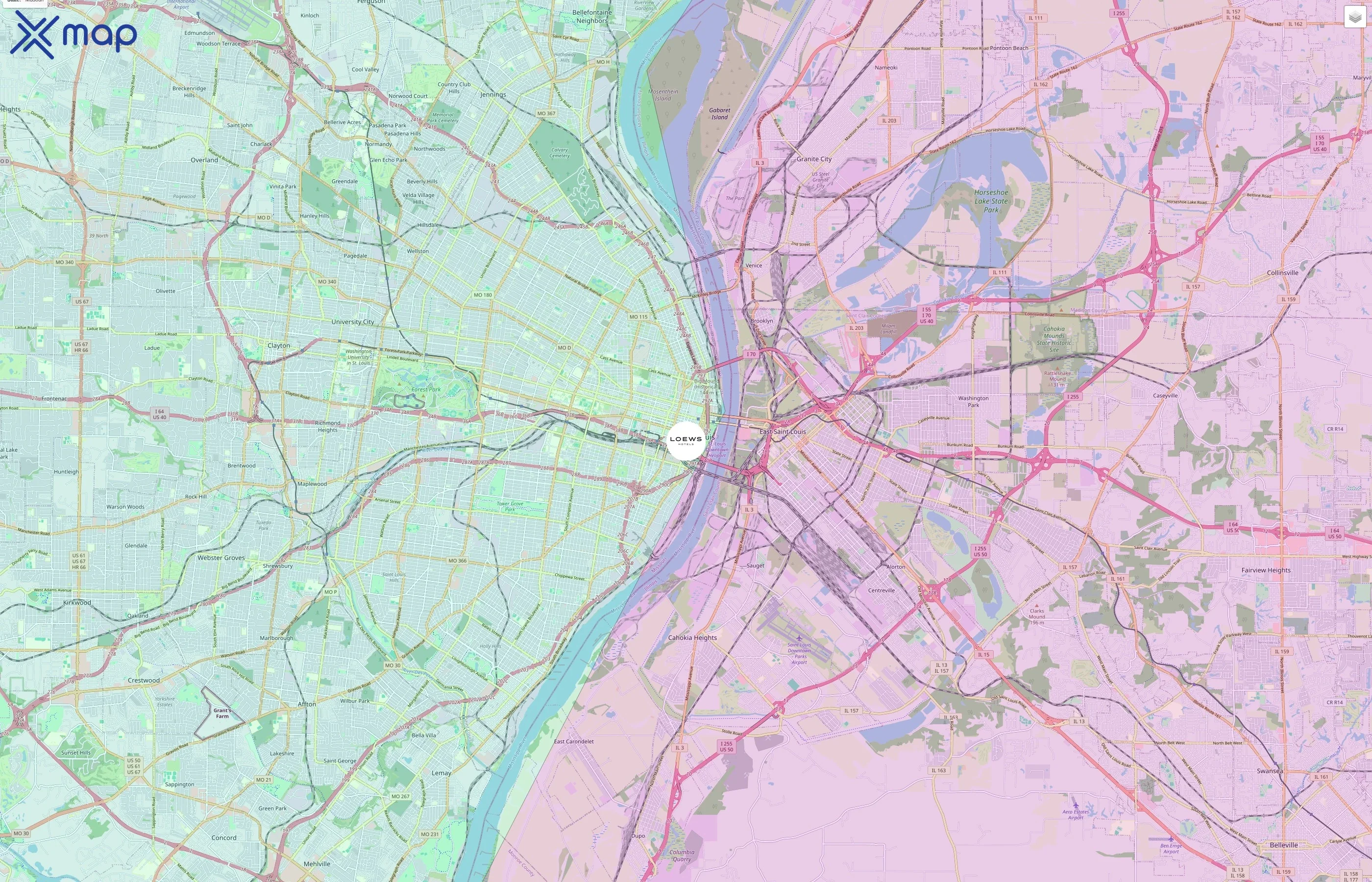 Loews Hotels traffic data