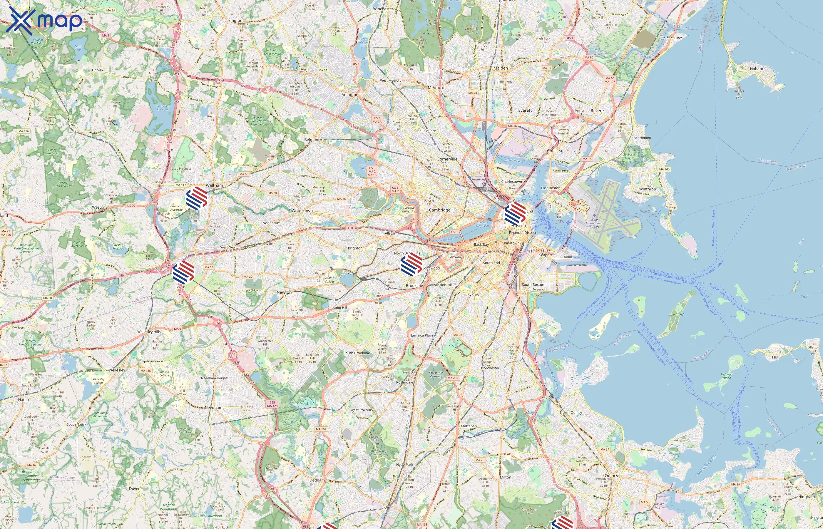 Stark Moving & Storage area coverage