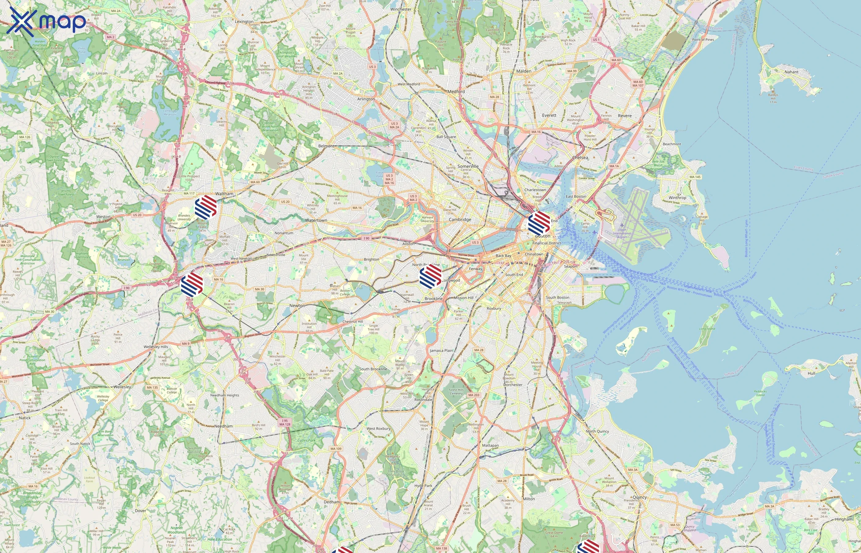 Stark Moving & Storage area coverage