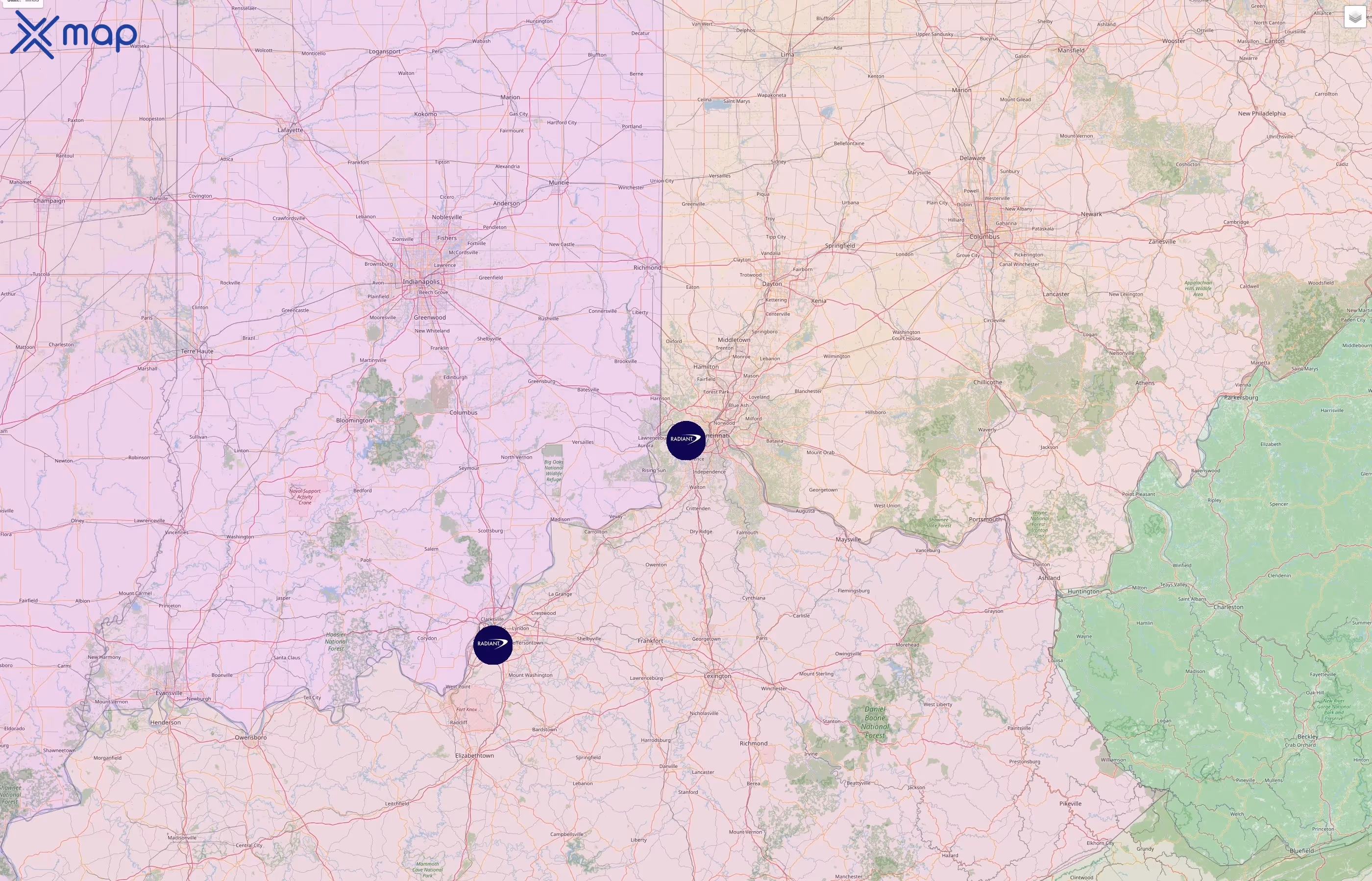 Service By Air street hotspots