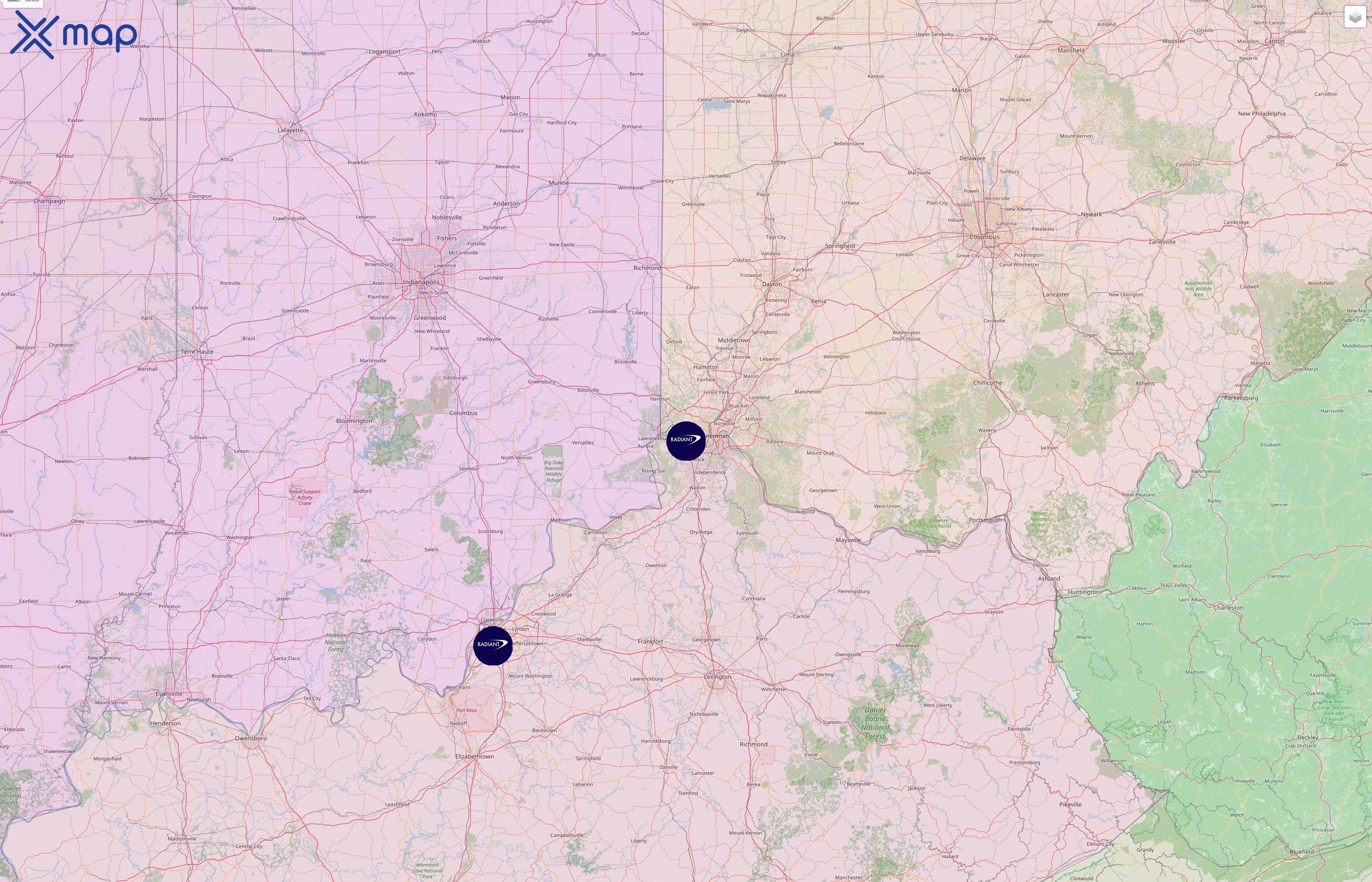 Service By Air street hotspots