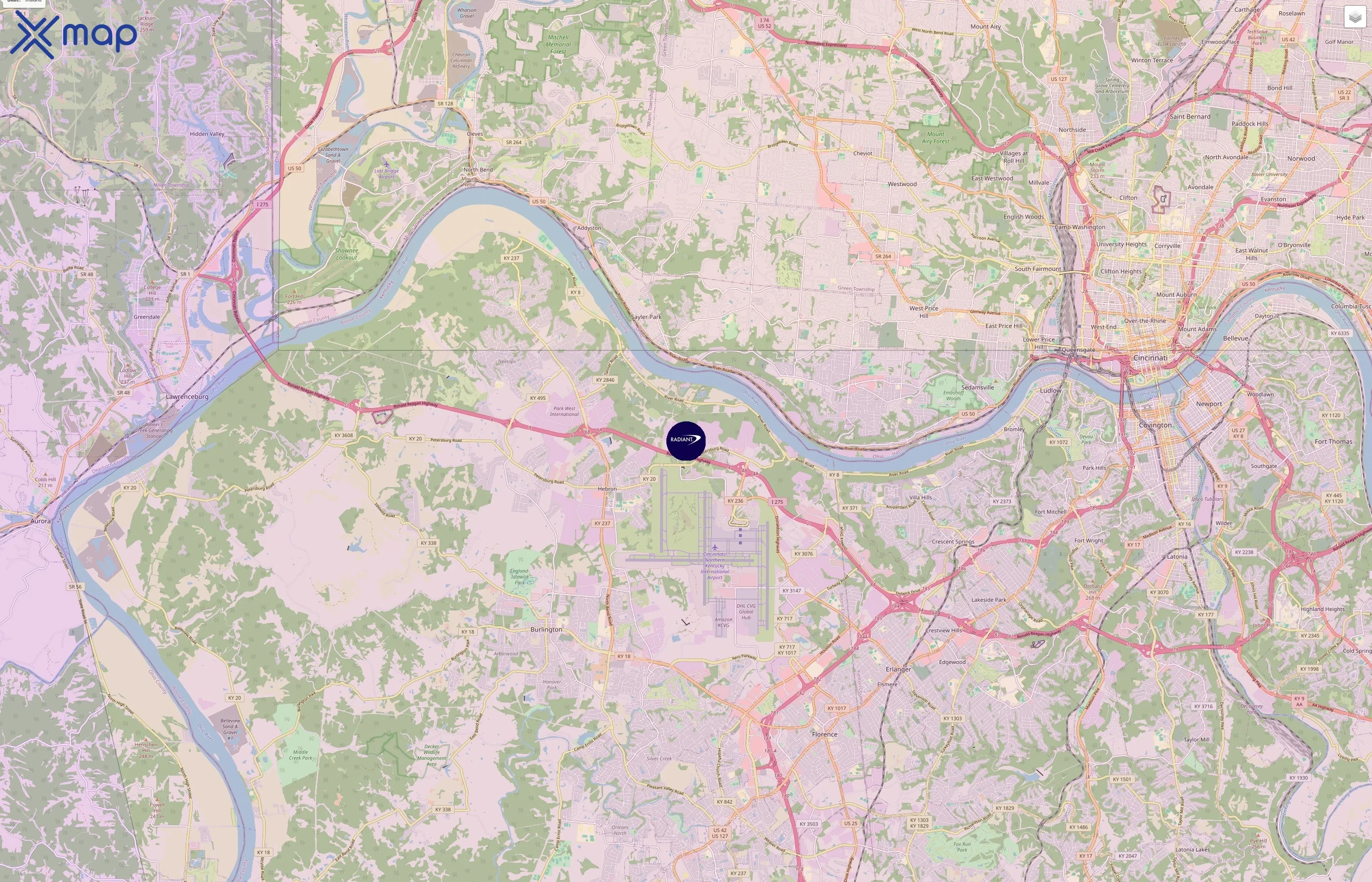 Service By Air traffic data